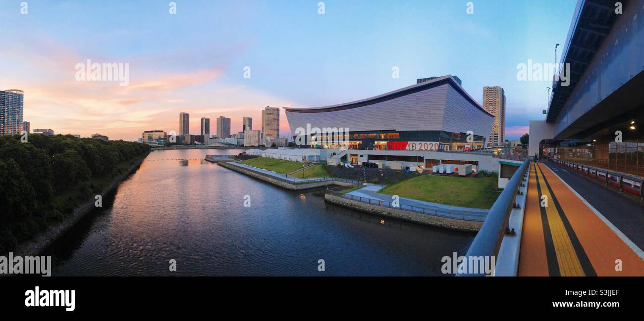 Ariake Arena Olimpiadi di Tokyo 2020 Foto Stock