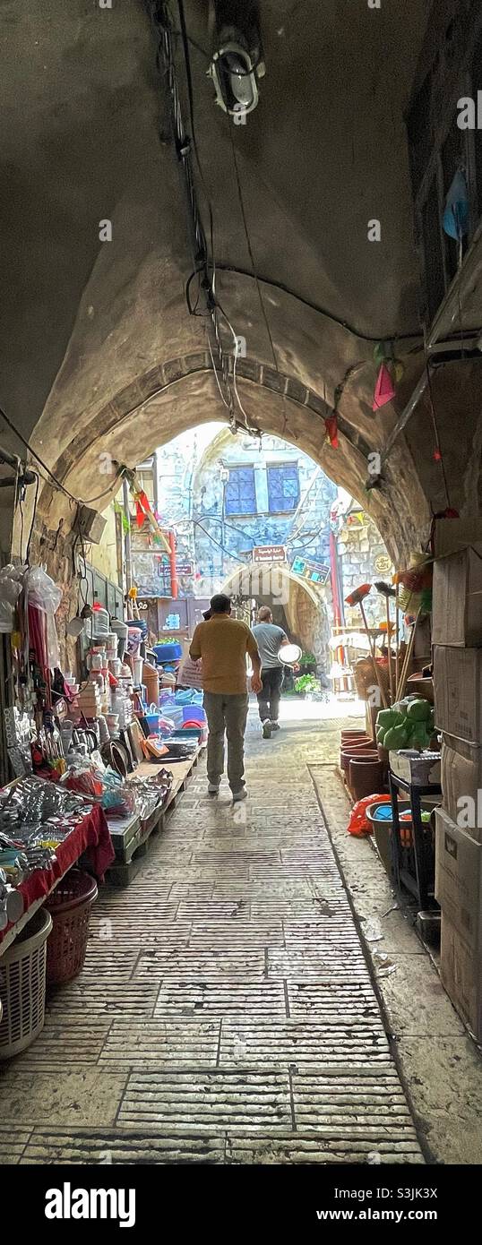 Vecchio Nablus. Foto Stock