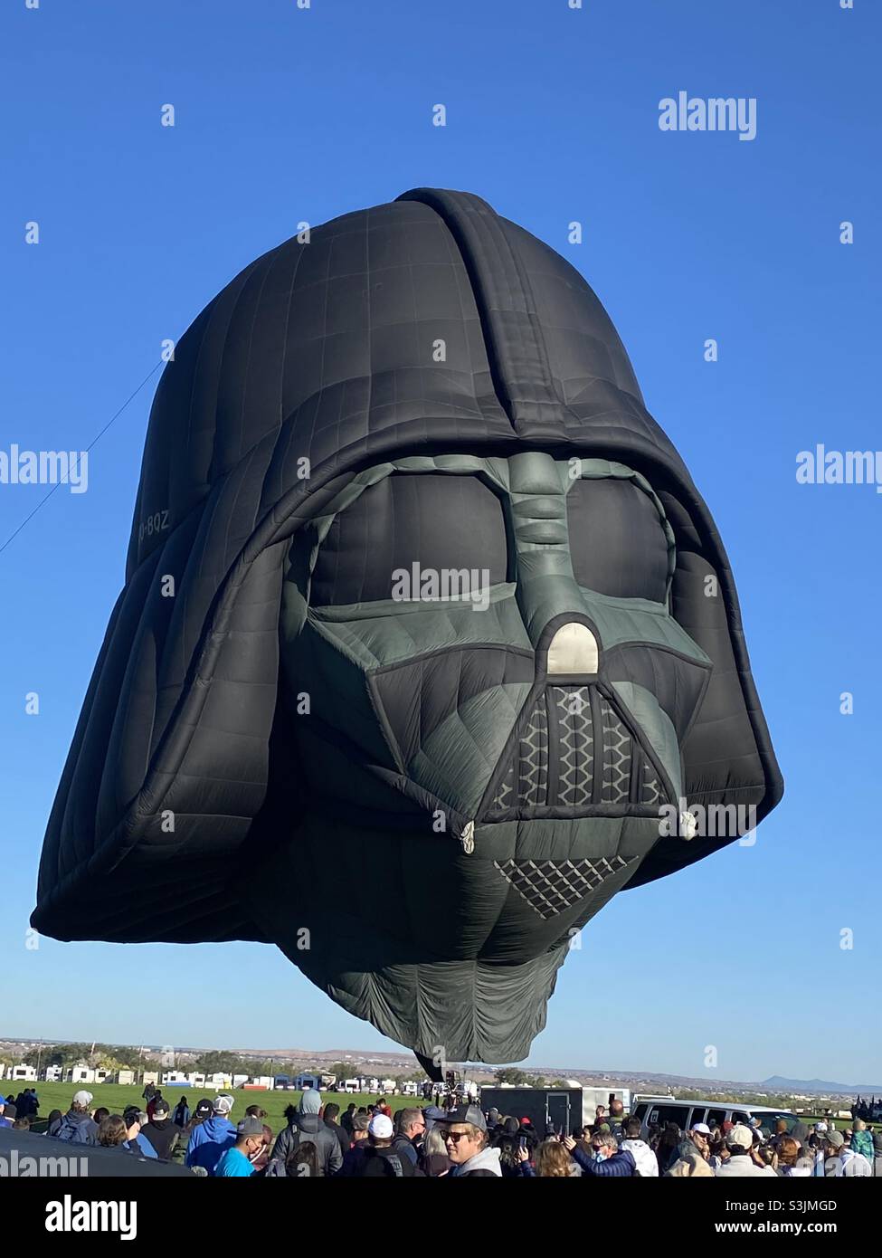 Darth Vader mongolfiere all'Albuquerque Balloon Fiesta Foto Stock