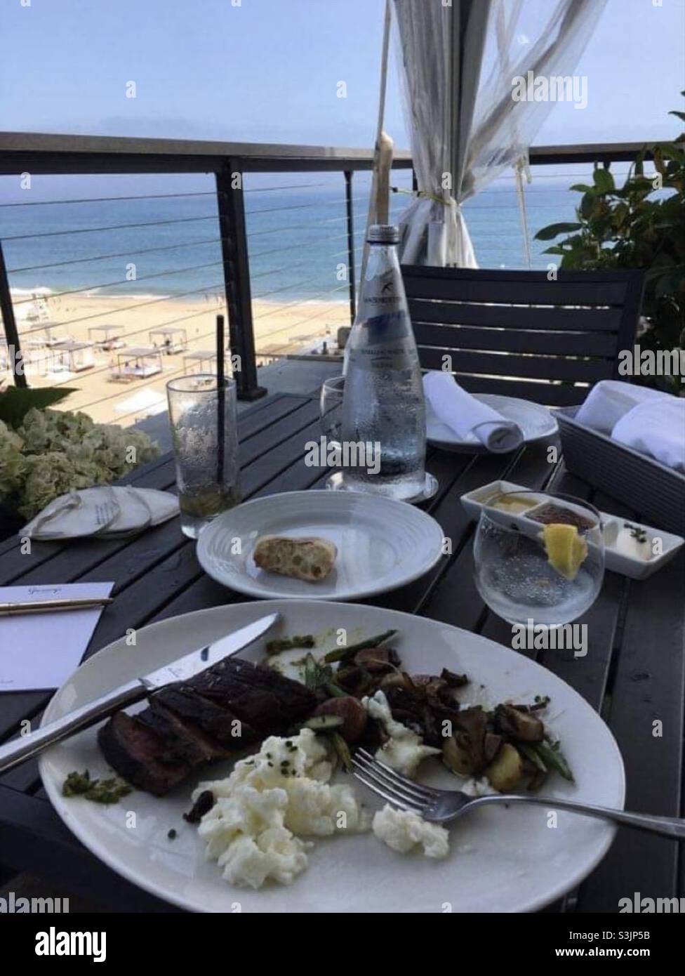 Miglior pasto. Hamptons, NY Foto Stock