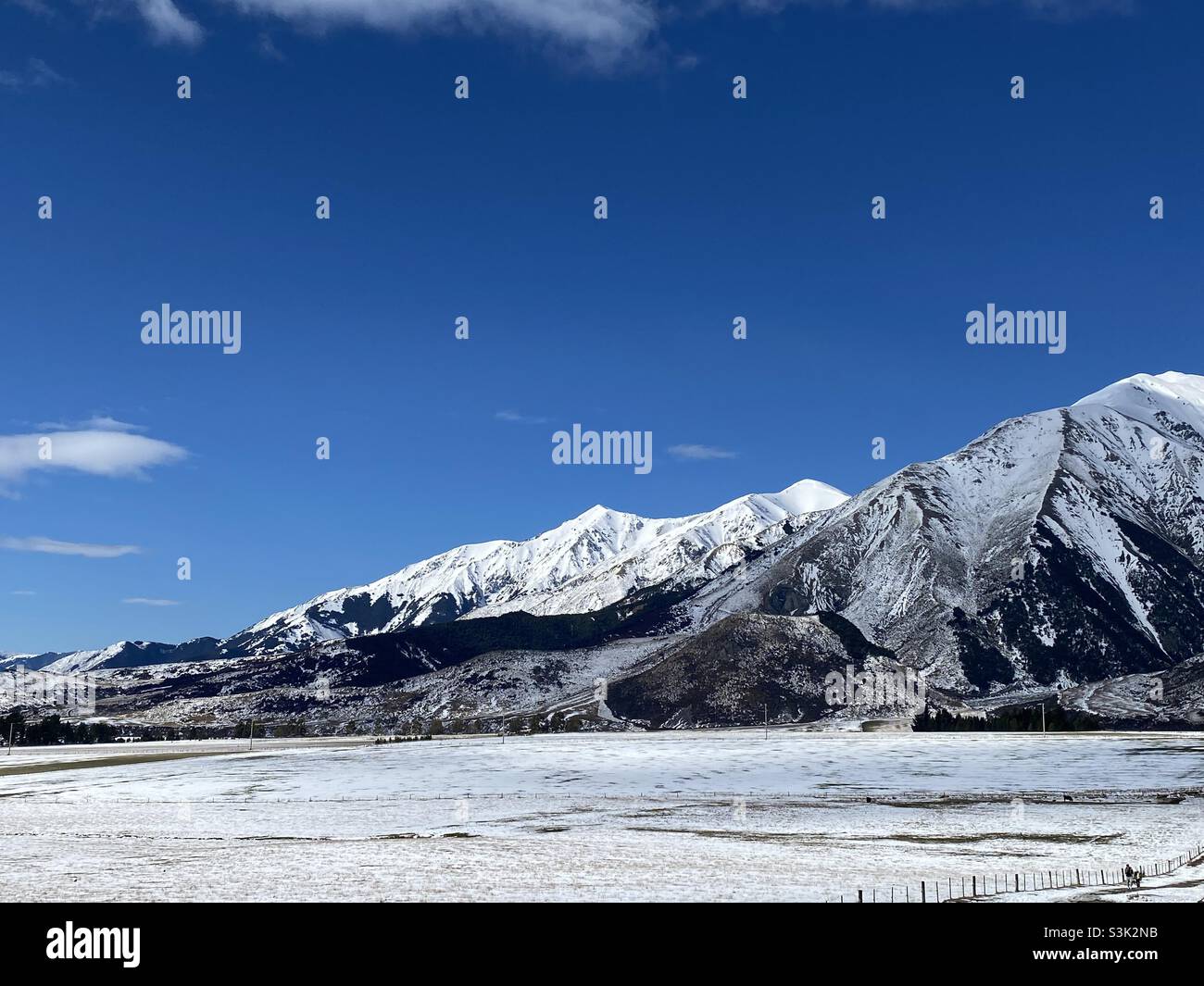 Alpi meridionali , Nuova Zelanda Foto Stock