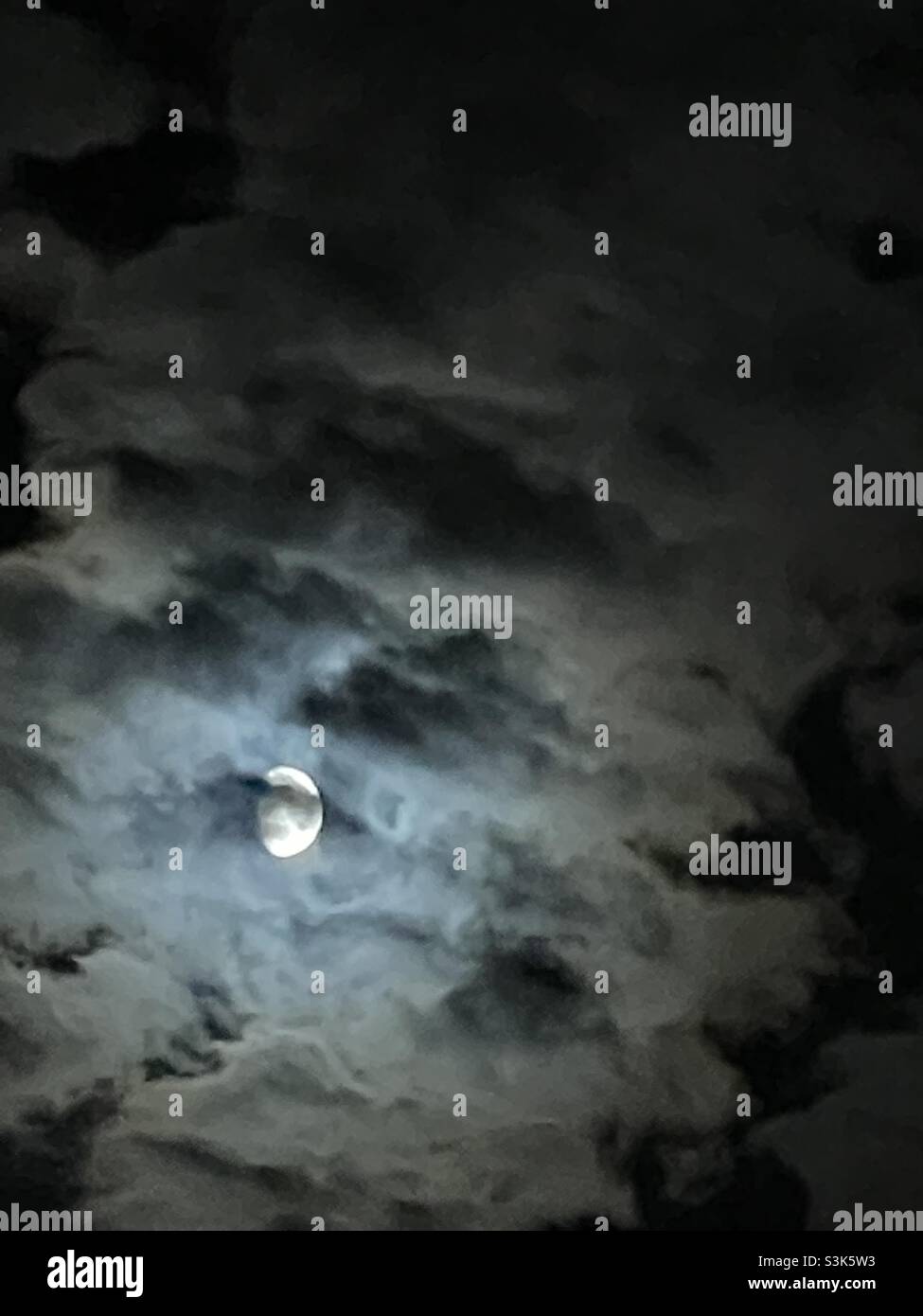 Luce della luna Foto Stock