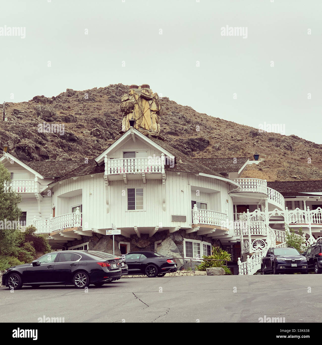 Settembre, 2021, Madonna Inn, San Luis Obispo, San Luis Obispo County, California, Stati Uniti - Immagine stock catturata con smartphone