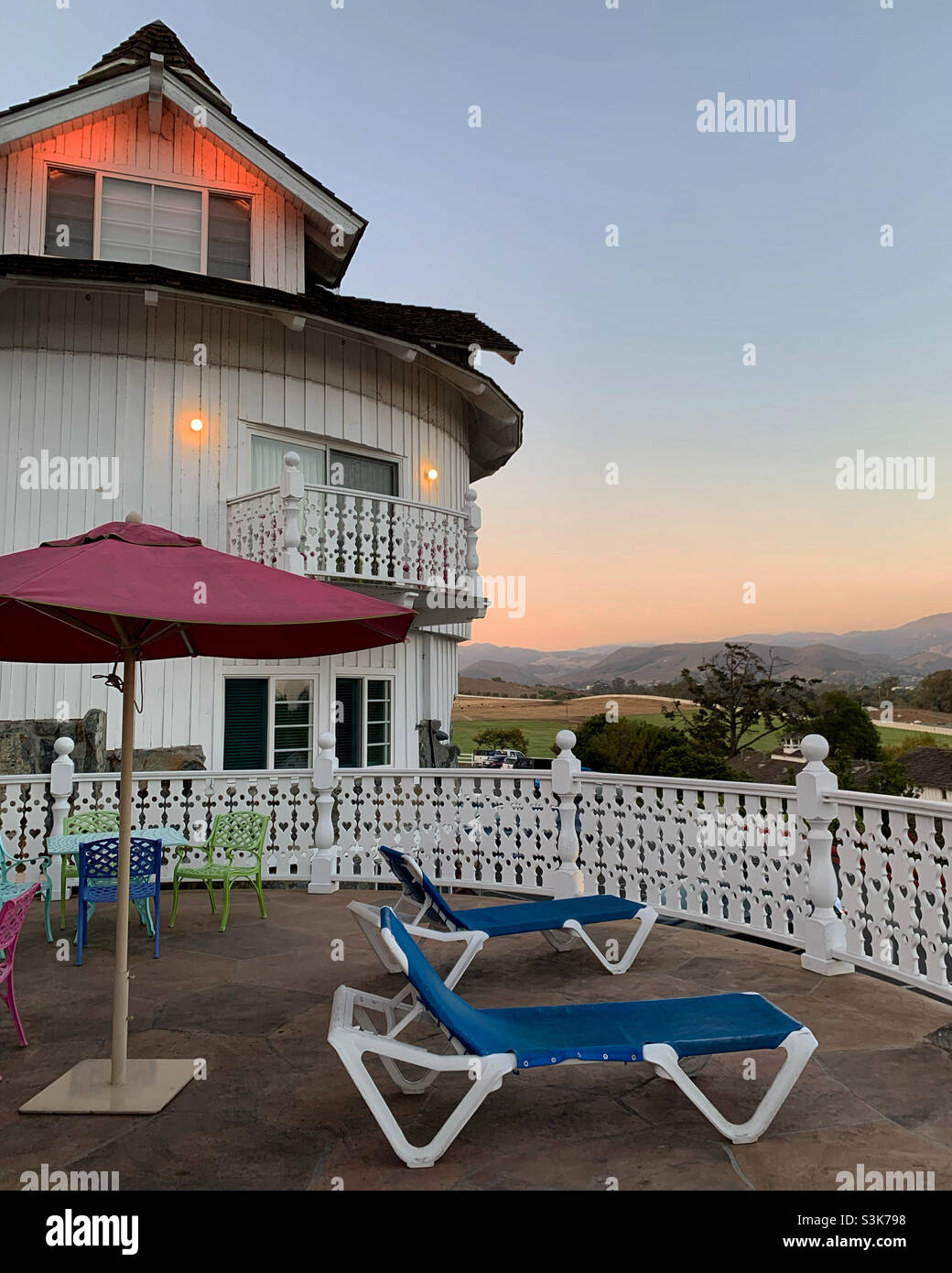 Settembre, 2021, Madonna Inn, San Luis Obispo, San Luis Obispo County, California, Stati Uniti - Immagine stock catturata con smartphone