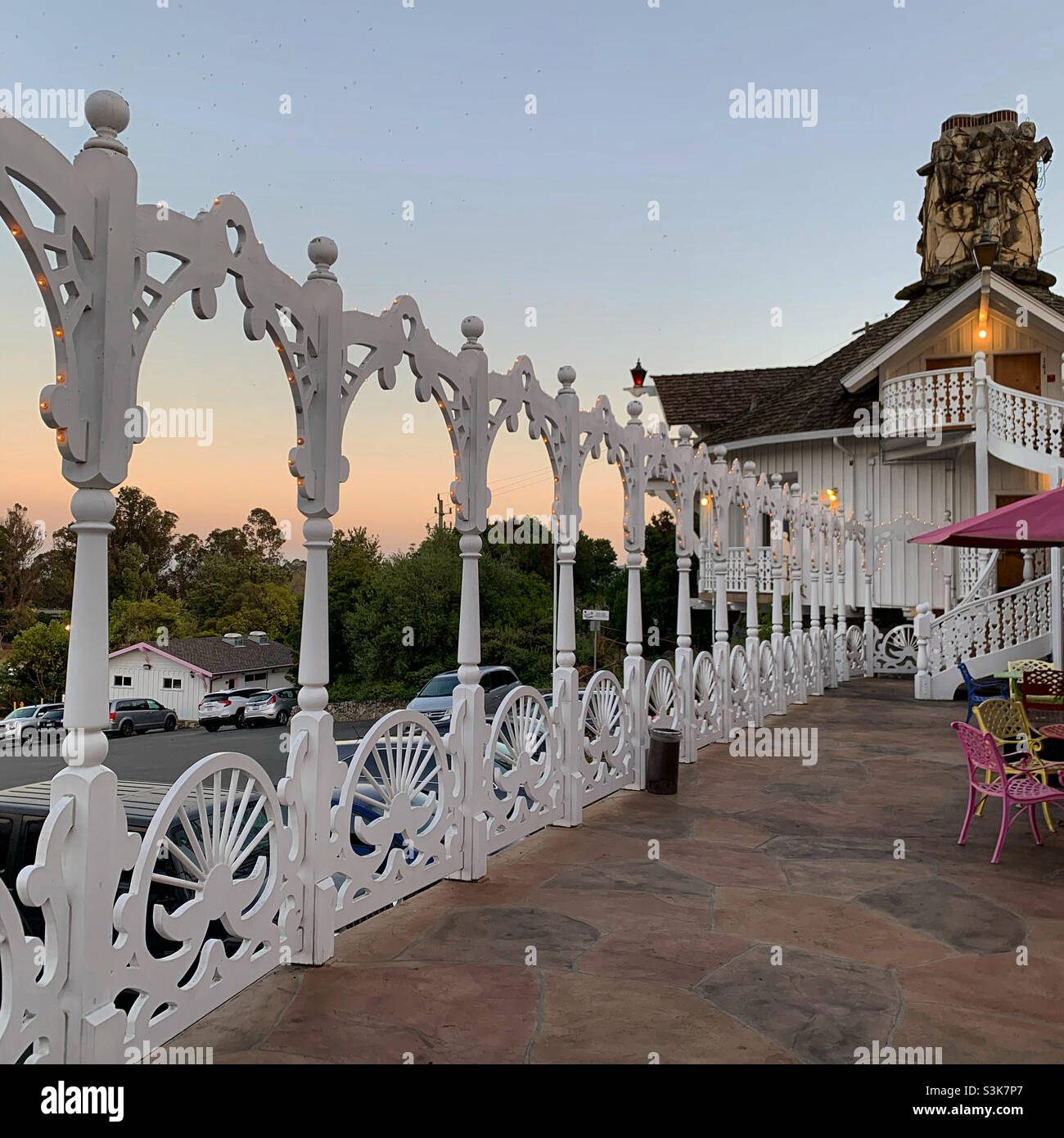 Settembre, 2021, Madonna Inn, San Luis Obispo, San Luis Obispo County, California, Stati Uniti - Immagine stock catturata con smartphone