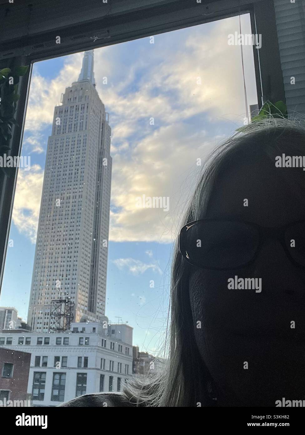 Uno stato d'animo di New York - Immagine stock catturata con smartphone