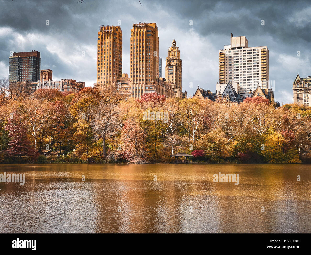 Central Park in autunno Foto Stock