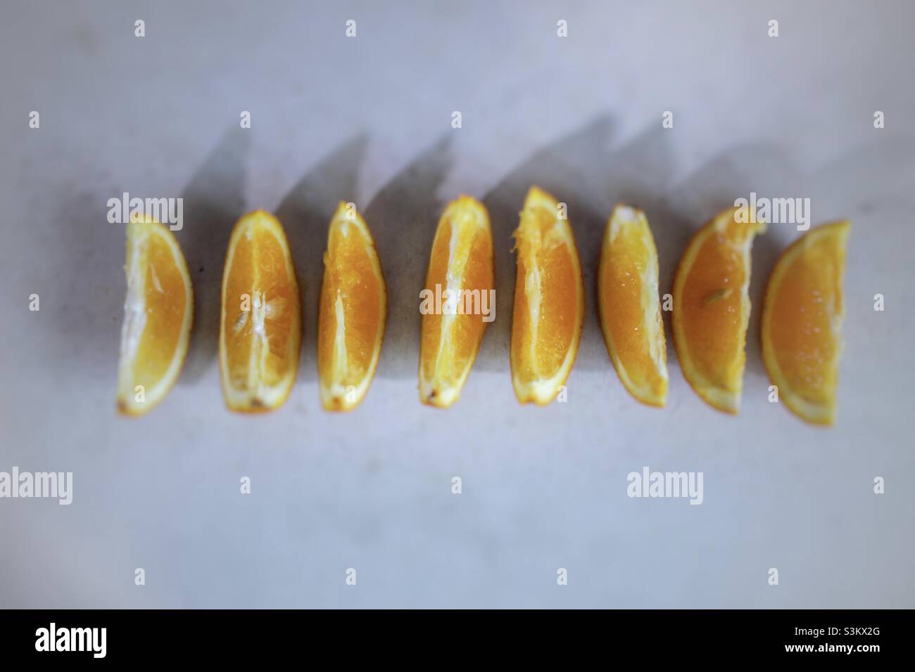 Fette d'arancia - Immagine stock catturata con smartphone Fette d'arancia - Immagine stock catturata con smartphone