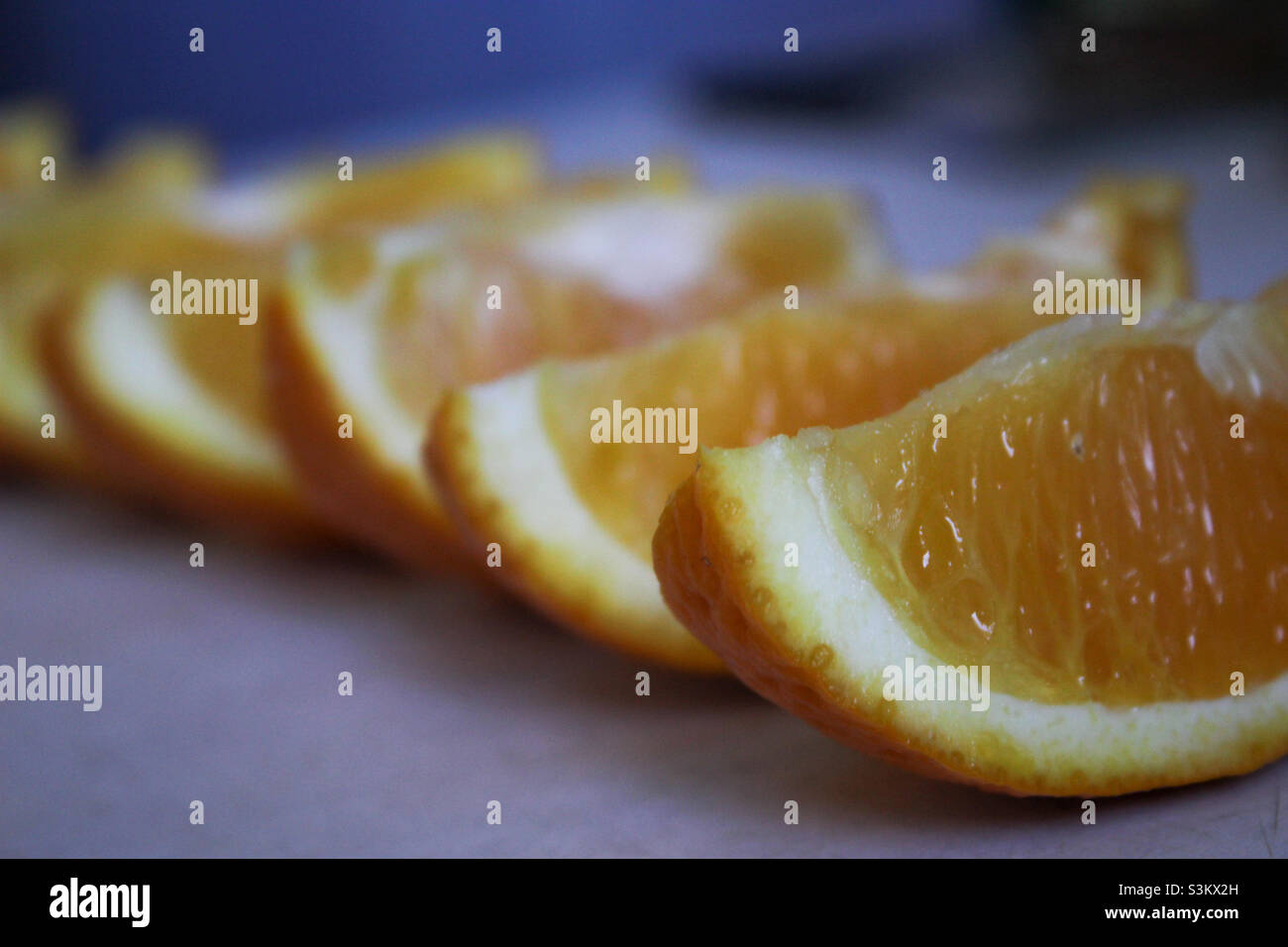 Fette di arance - Immagine stock catturata con smartphone Fette di arance - Immagine stock catturata con smartphone