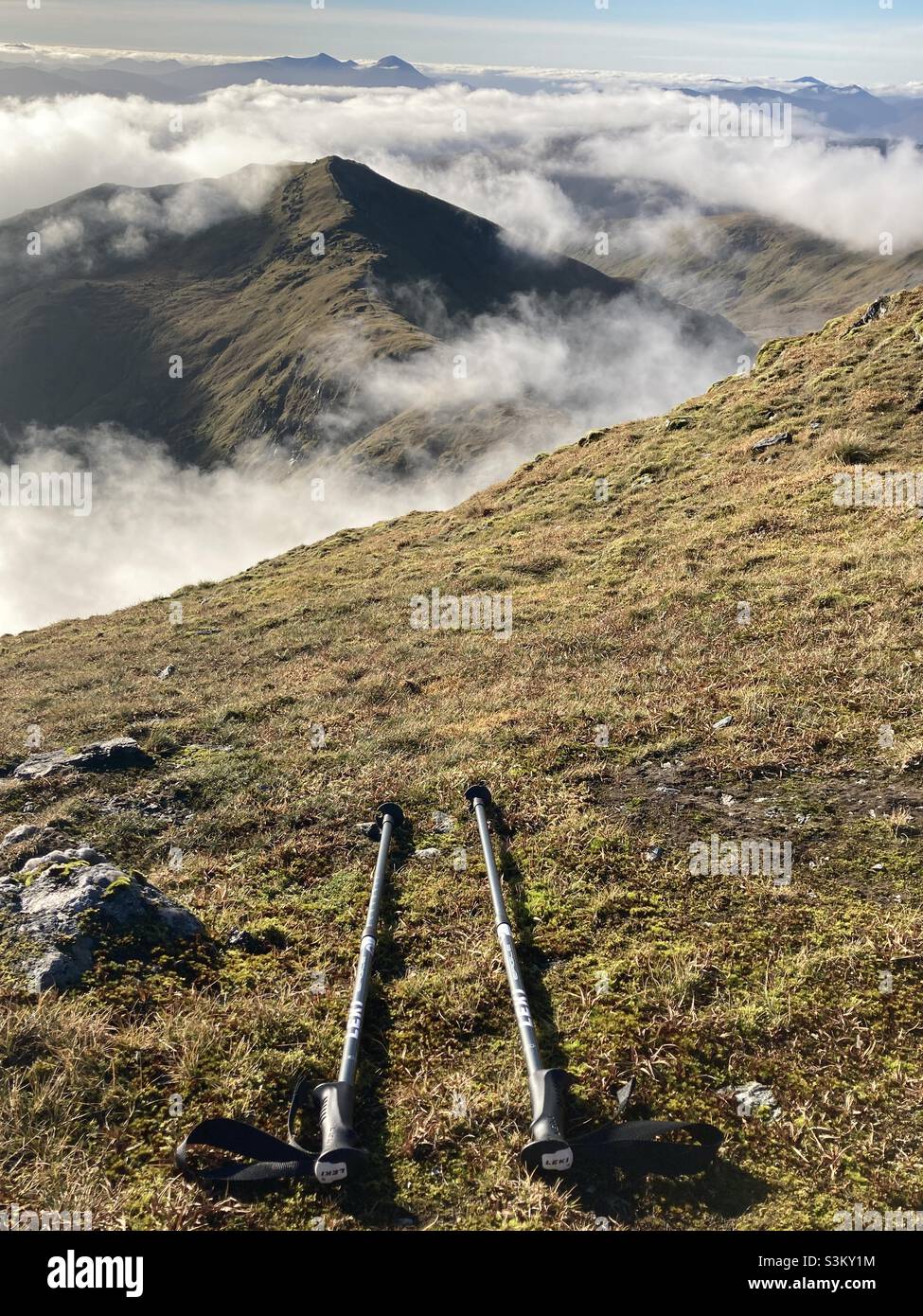 Beinn Ghlas da ben Lawers Scozia Foto Stock