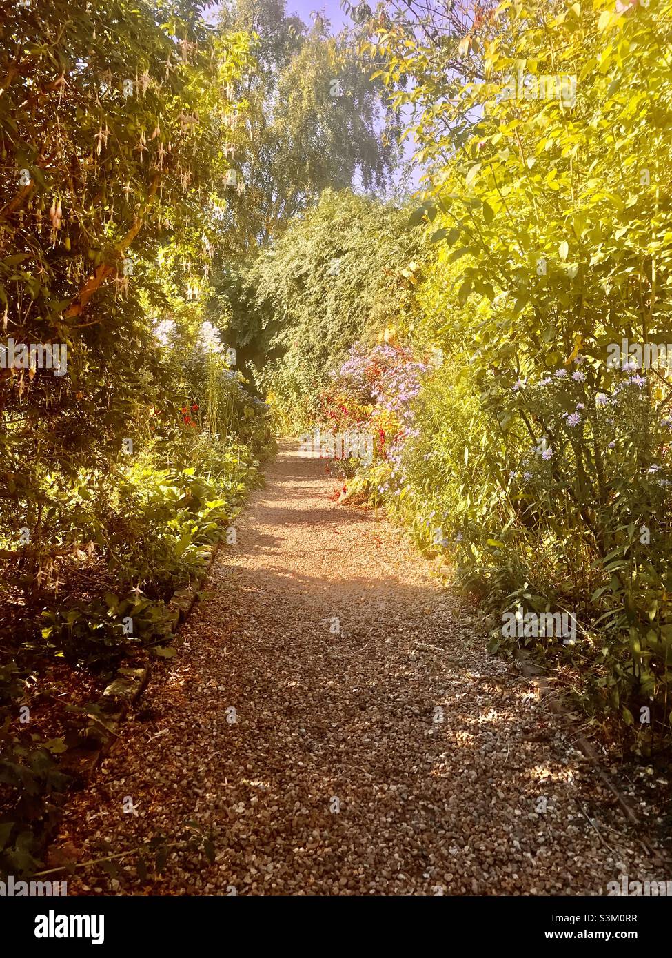 Percorso giardino alla Casa dell'Agnello a Rye in Sussex Foto Stock