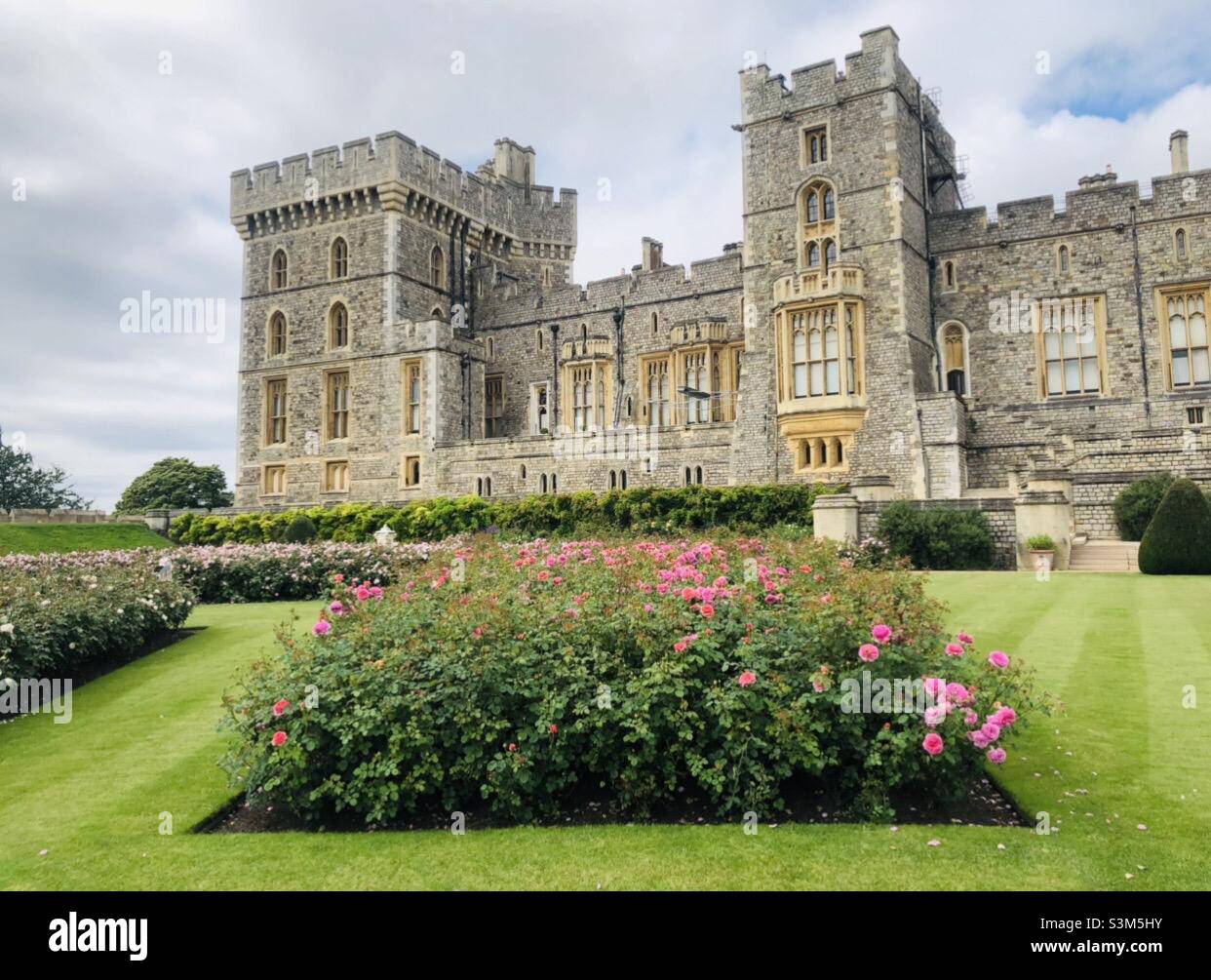 East Terrace Garden - Castello di Windsor, Regno Unito Foto Stock