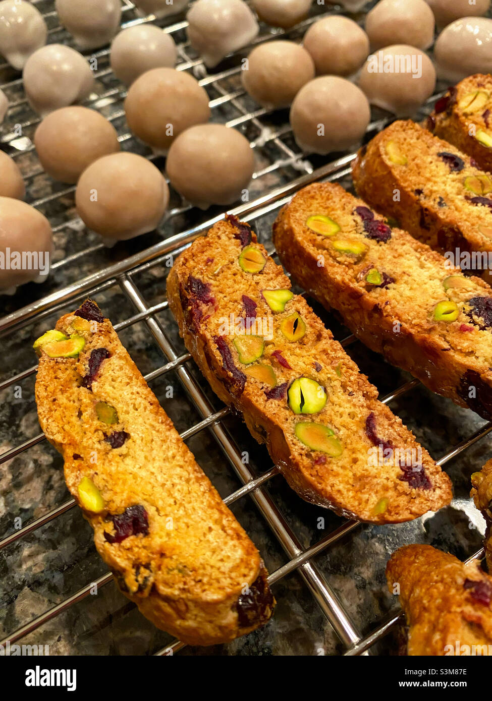Holiday Baking - biscotti e pfeffernusse Foto Stock