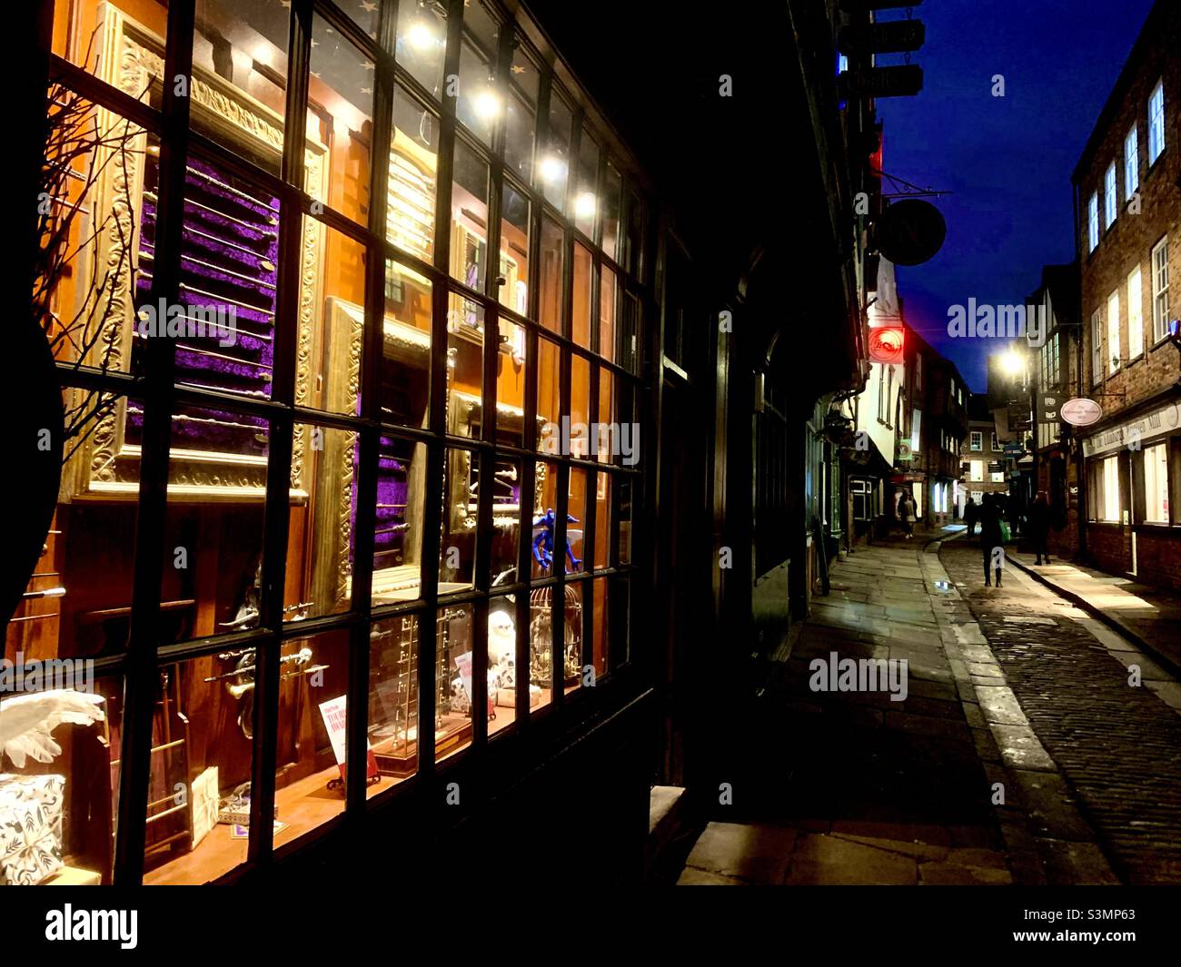 «il magazzino che non deve essere nominato» Il negozio di Harry Potter sul Shambles, York, Inghilterra. Foto Stock