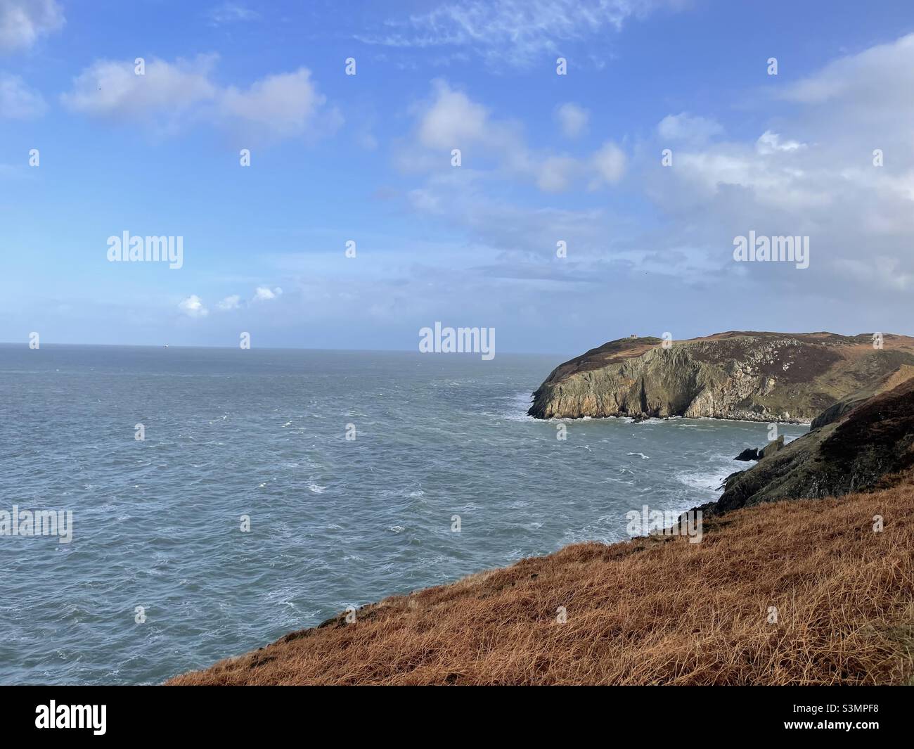North Anglesey Coast Path Foto Stock