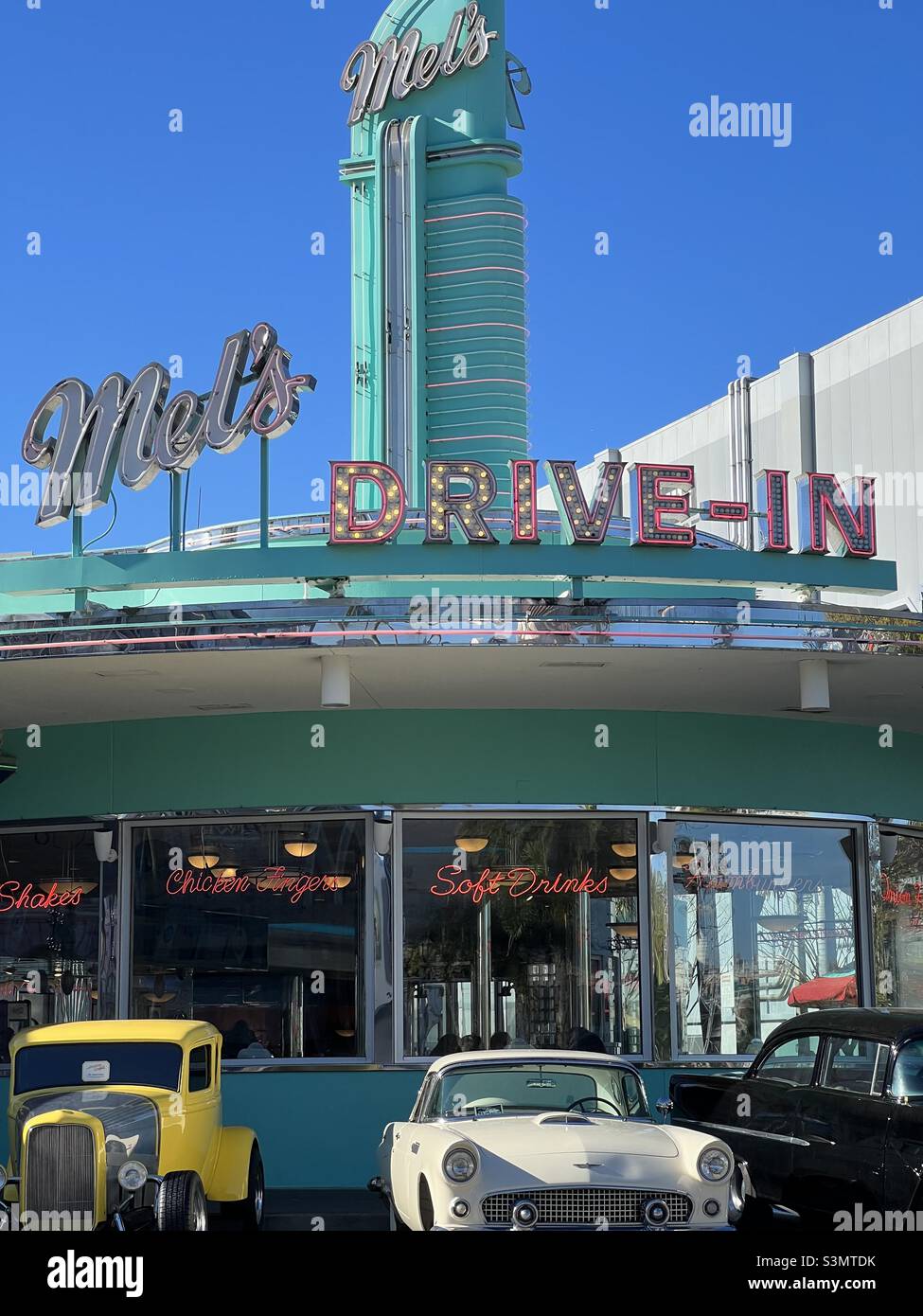 Mell's Drive-in Universal Studio Orlando Florida USA Gennaio 2022 Foto Stock