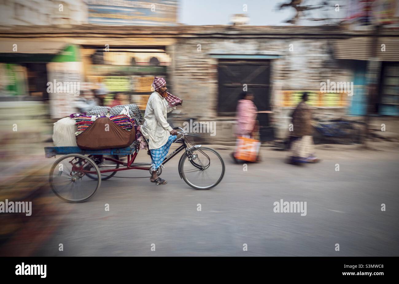Gente di Varanasi, India Foto Stock