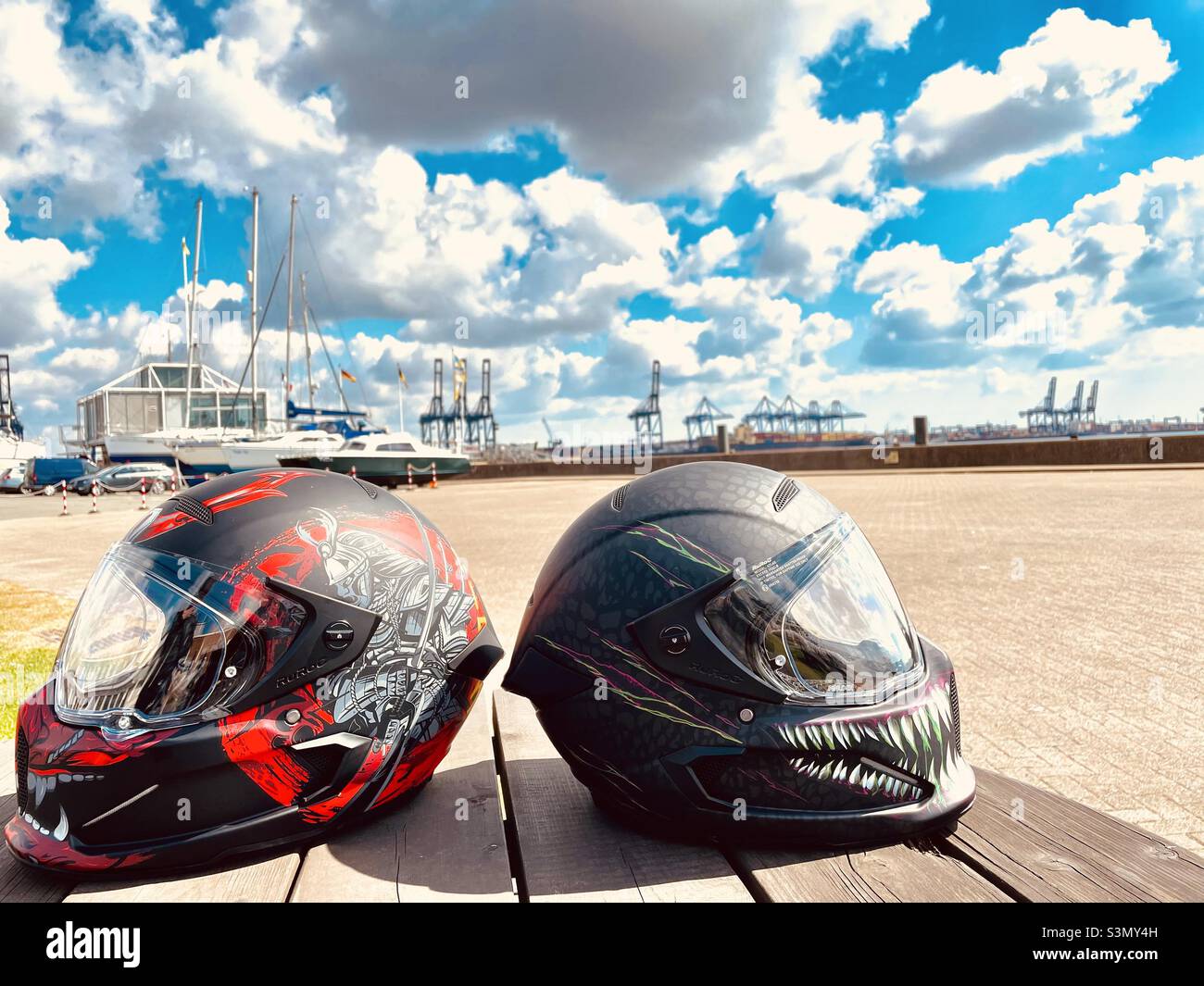 Ying e Yang Foto Stock