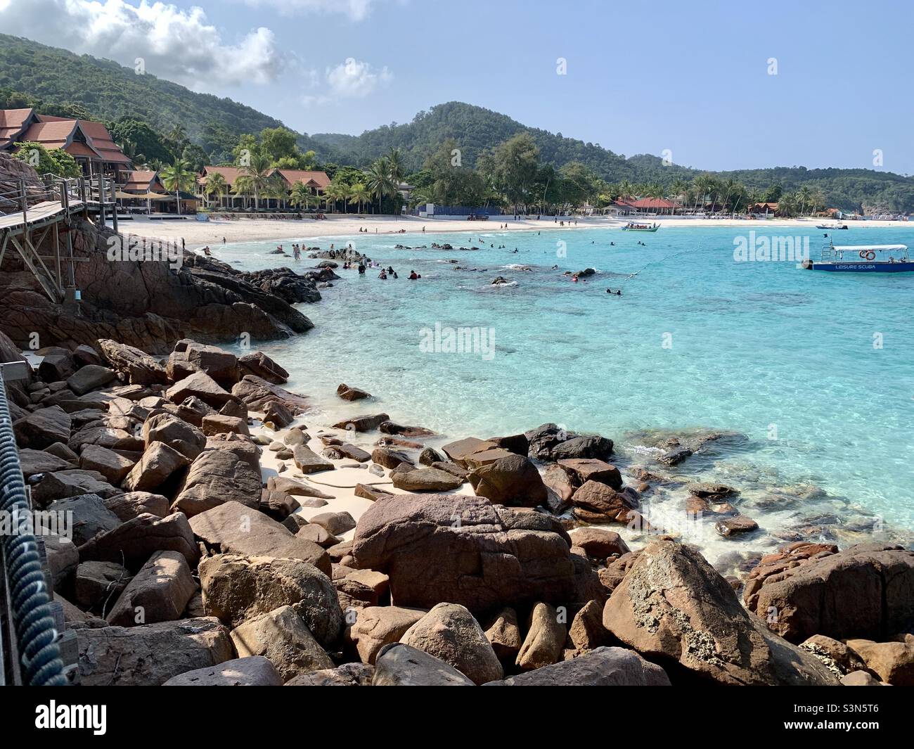 Splendido paesaggio dell'isola di Redang Foto Stock