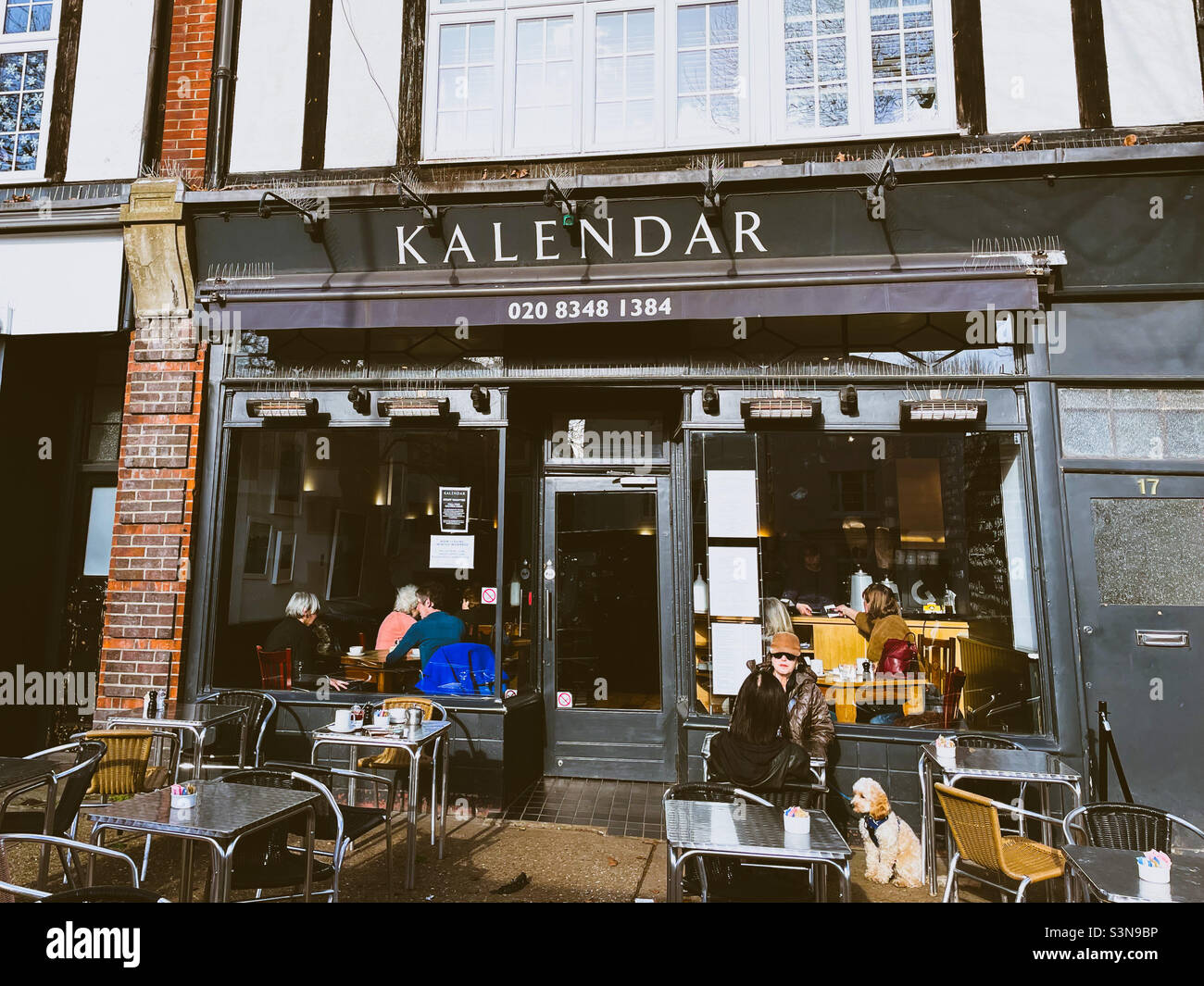 Kalender cafe, Swains Lane, Highgate, Londra Foto Stock