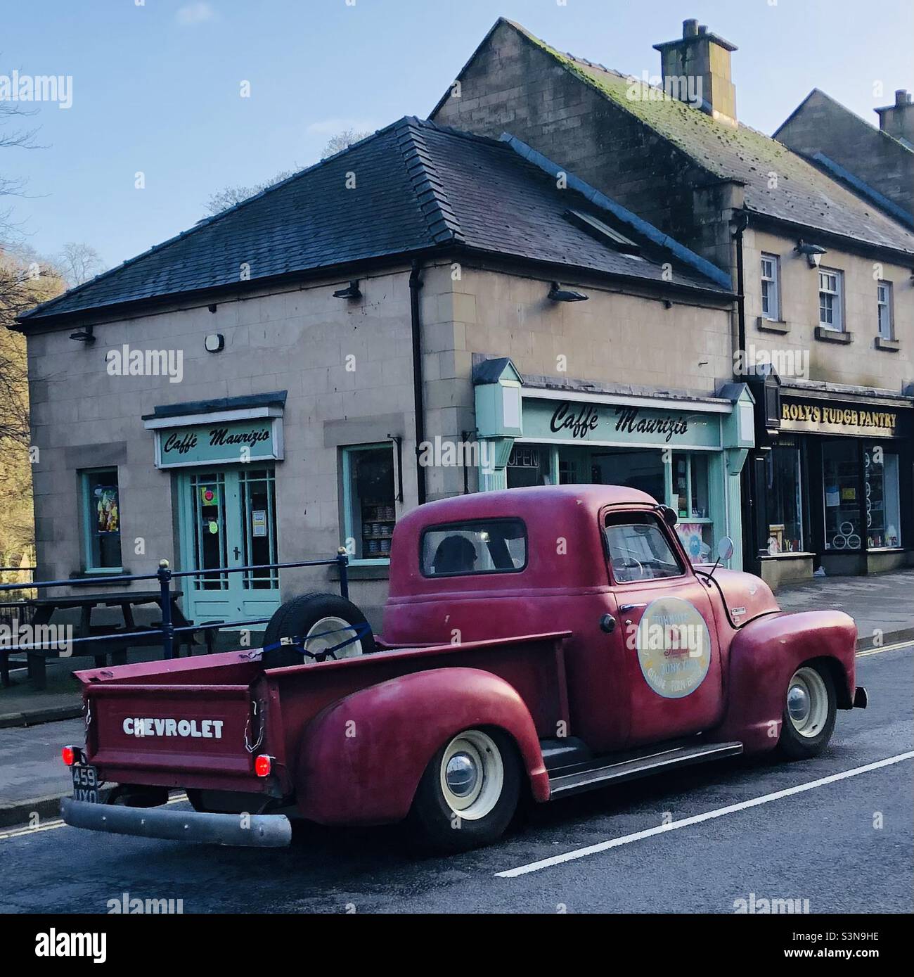1948 Chevrolet Truck 4100 - Matlock Bath Derbyshire Regno Unito Foto Stock