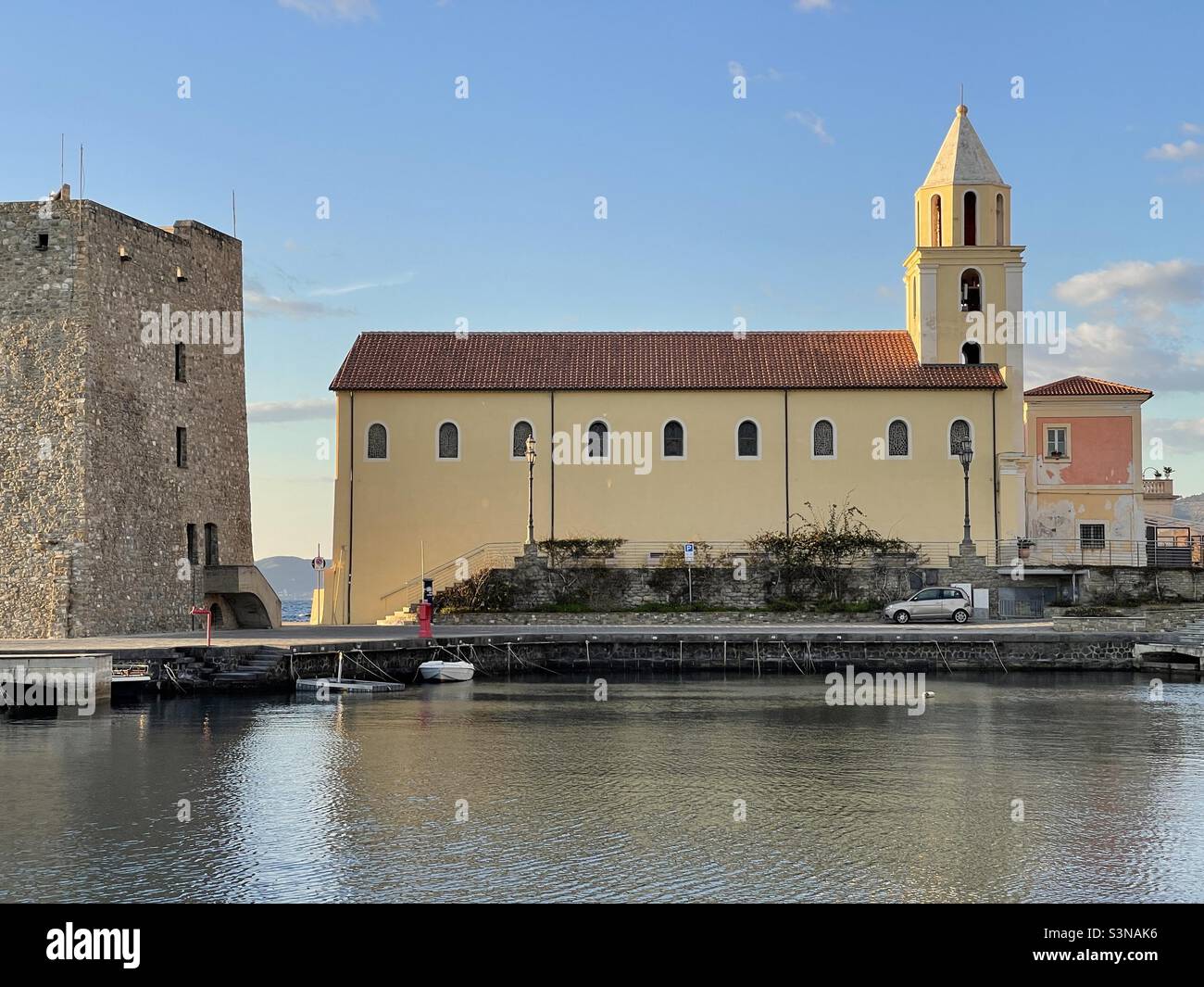 Porto di Acciaroli, Marina di Acciaroli, Pollica Foto Stock