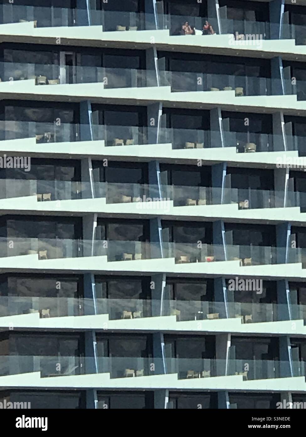Una vista all'hotel Amfora a Spalato, Croazia Foto Stock