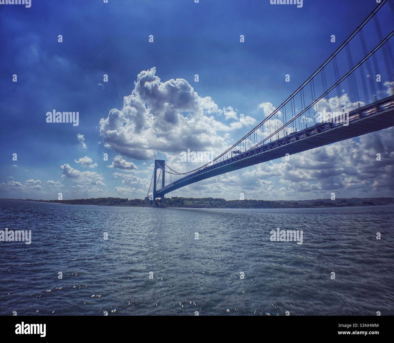 Il ponte Verrazzano-Narrows Foto Stock
