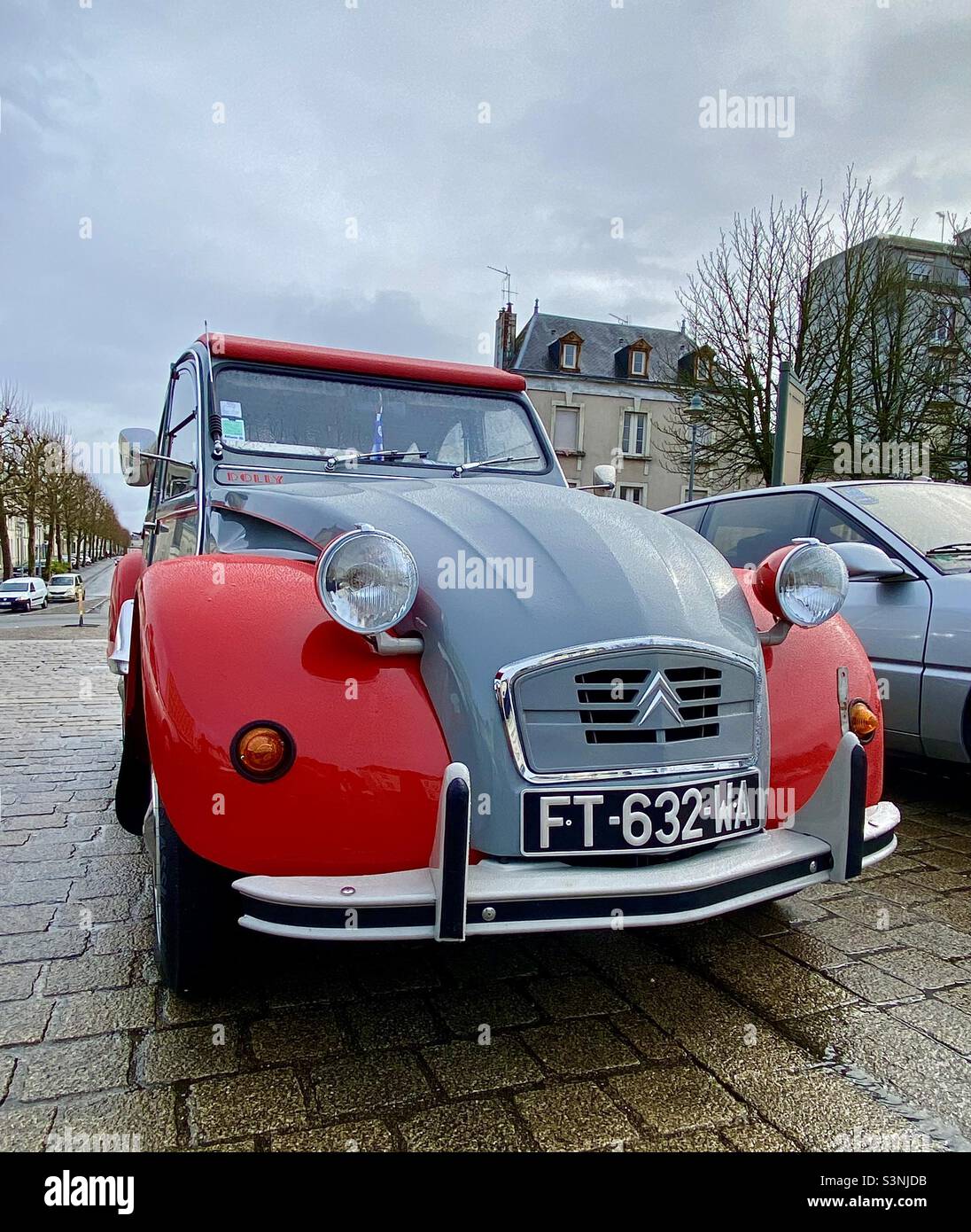 Citroen 2cv - Immagine stock catturata con smartphone
