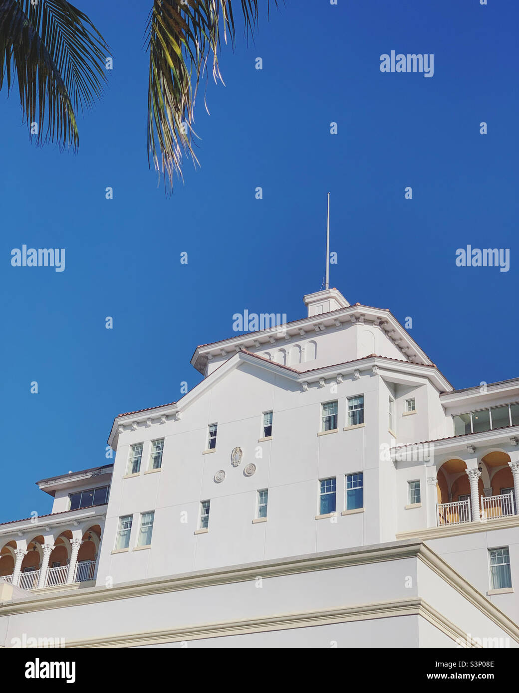 Gennaio 2022, British Colonial Hilton, Nassau, Bahamas, Nord America. L'hotel rimarrà chiuso per un periodo indeterminato a febbraio 2022. Foto Stock