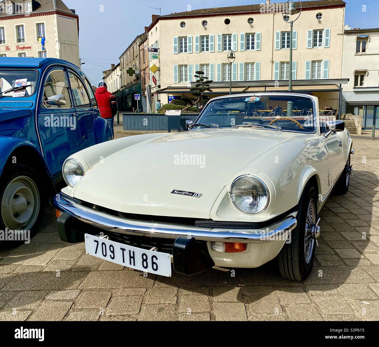 Triumph Spitfire - Immagine stock catturata con smartphone