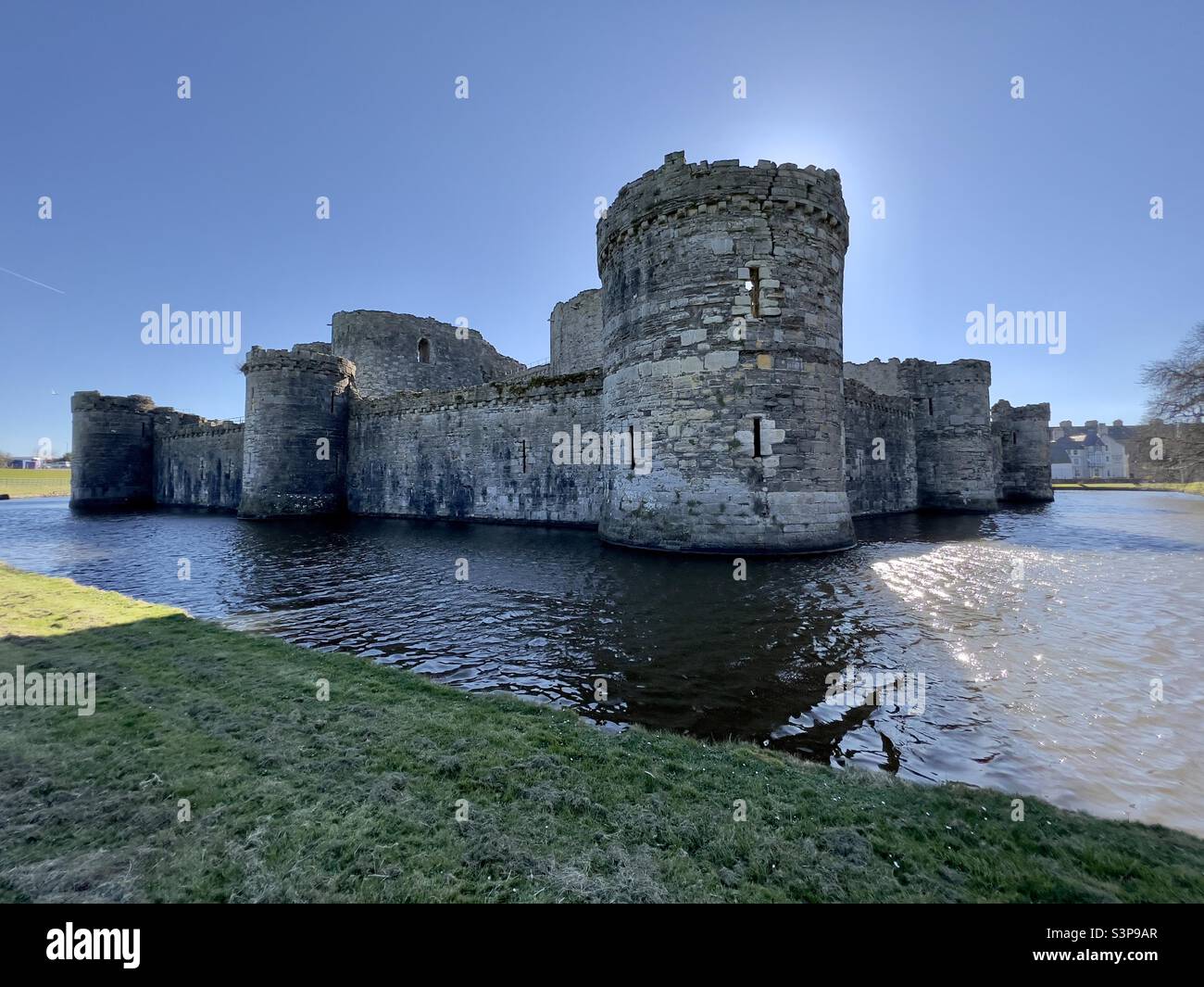 Beaumaris Castle Foto Stock