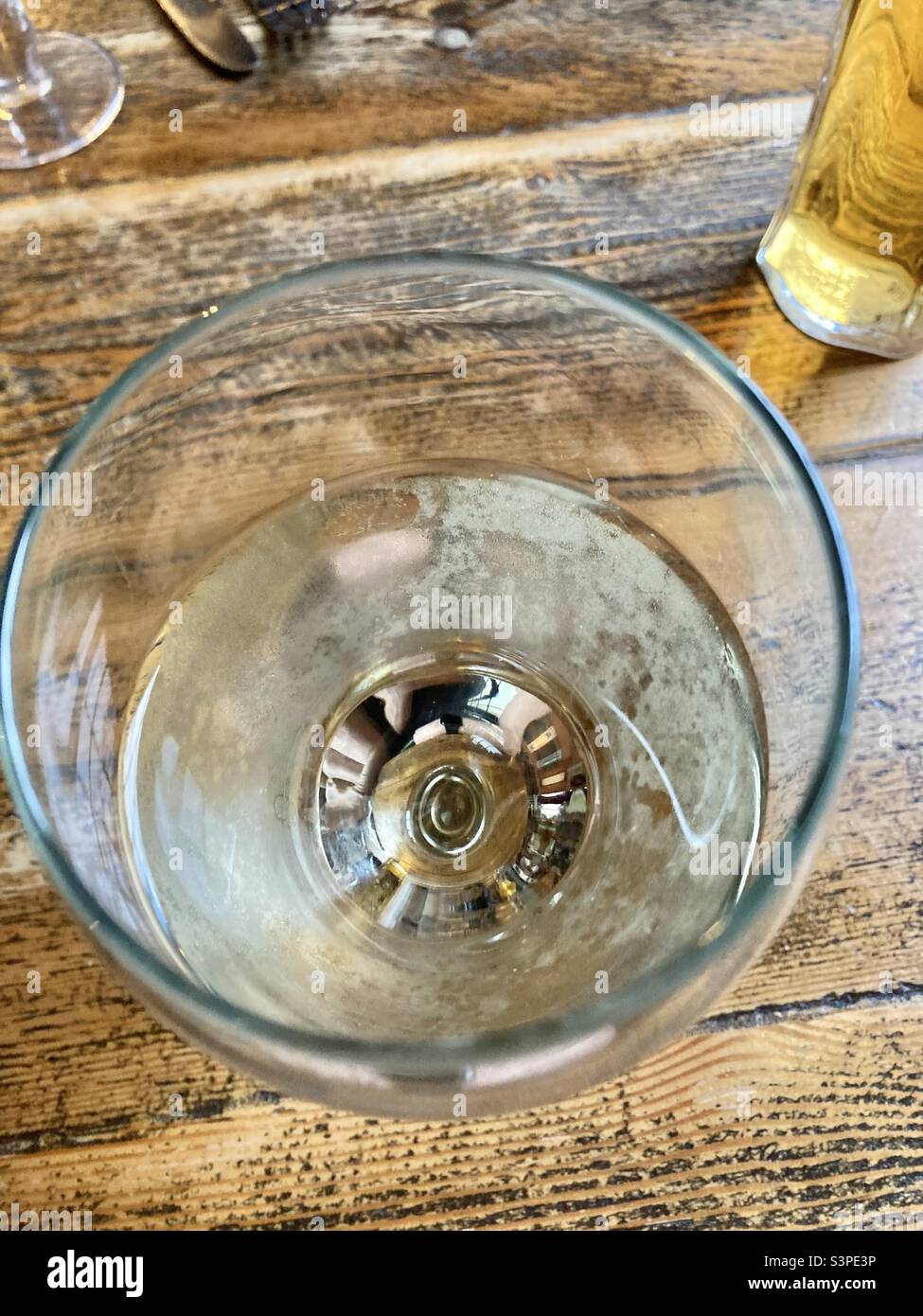 Bicchiere di vino Foto Stock