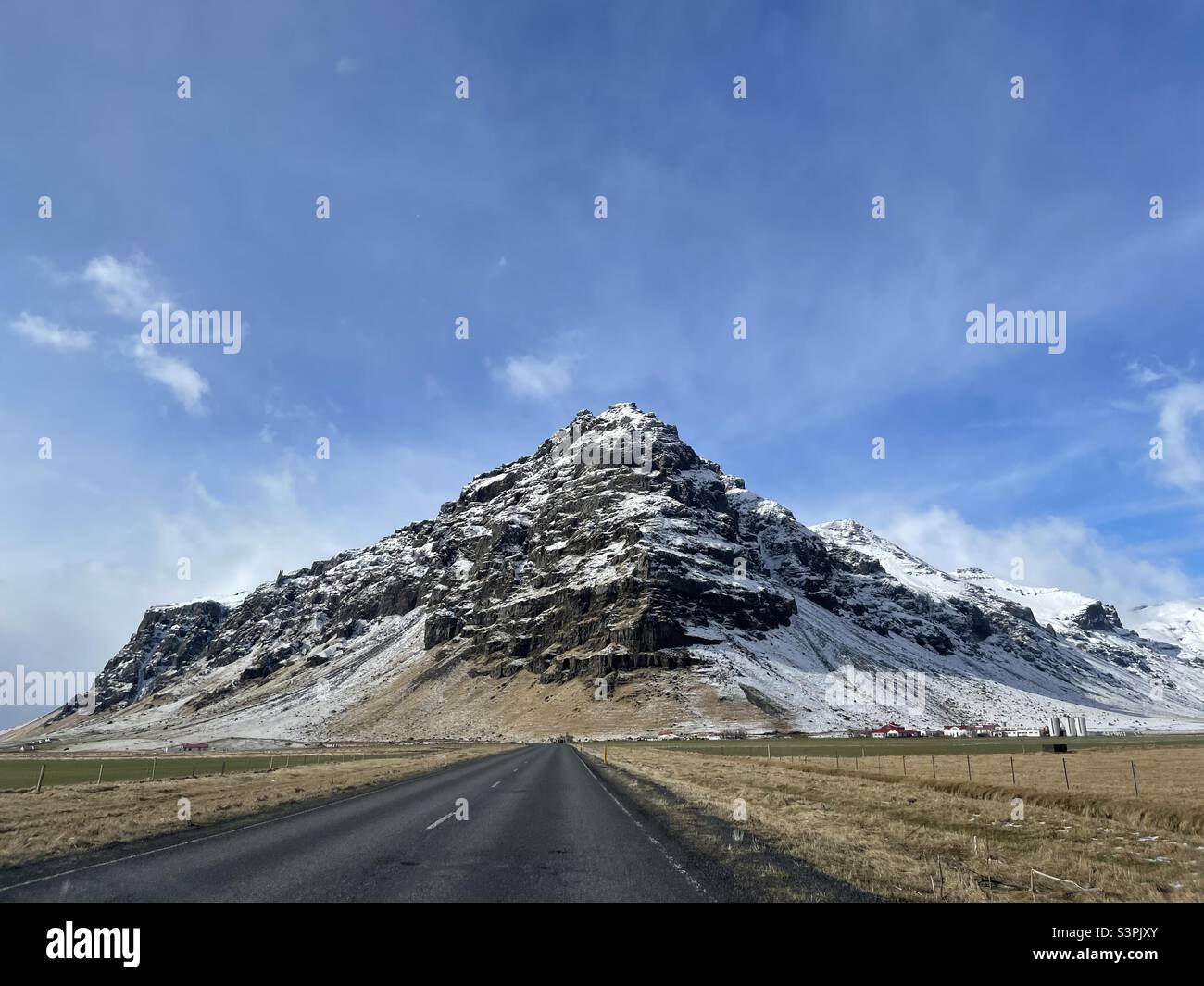 Montagna in Islanda, Scandinavia Foto Stock