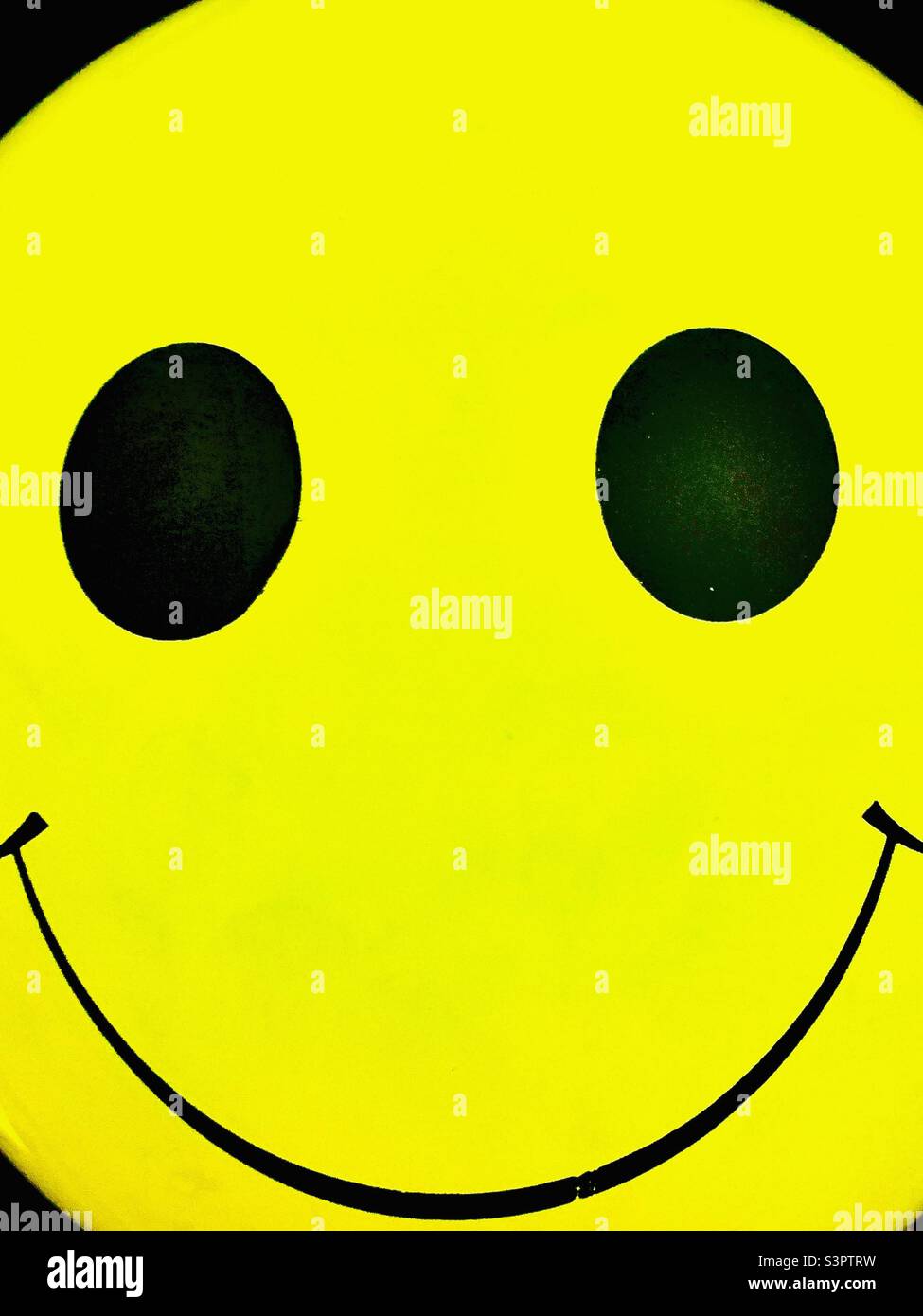Faccia felice - Immagine stock catturata con smartphone