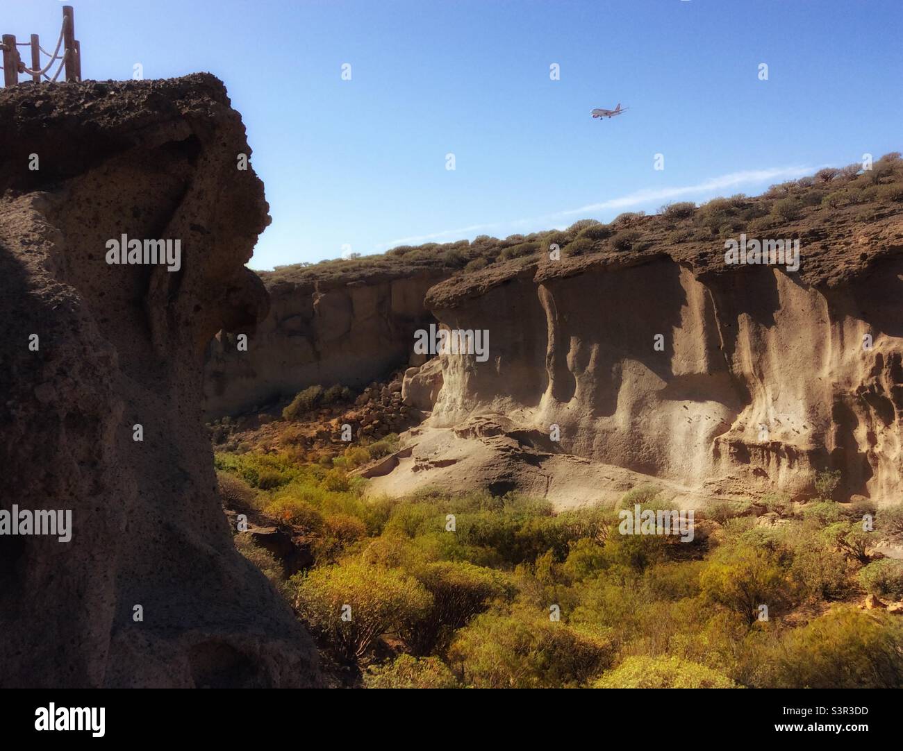 Canyon Verde Foto Stock