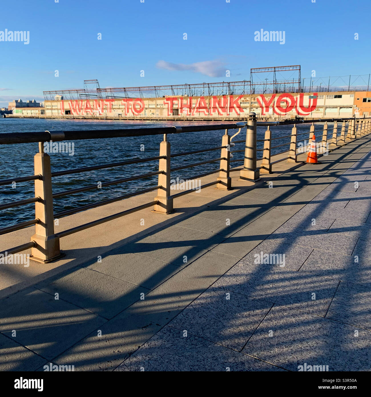Dicembre 2021, Hudson River Greenway, Lower Manhattan, New York, New York, Stati Uniti Foto Stock