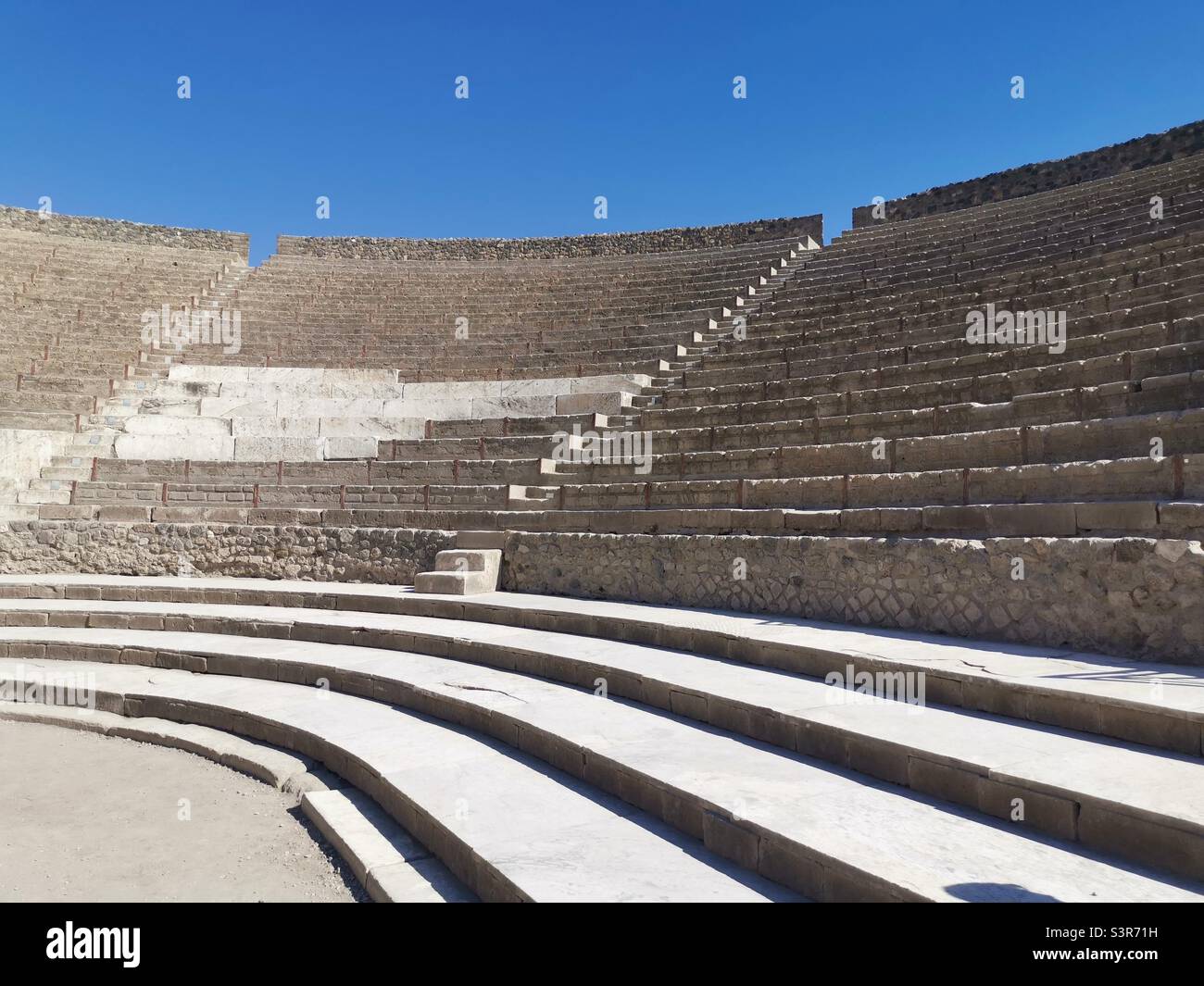 Anfiteatro di Pompei Foto Stock