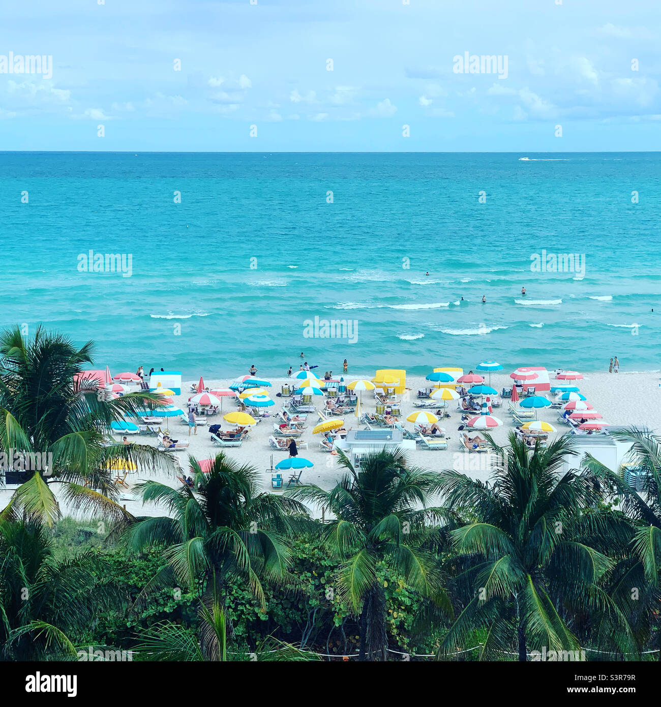 Marzo 2022, vista dal confidante Miami Beach, Mid Beach, Miami Beach, Florida, Stati Uniti Foto Stock