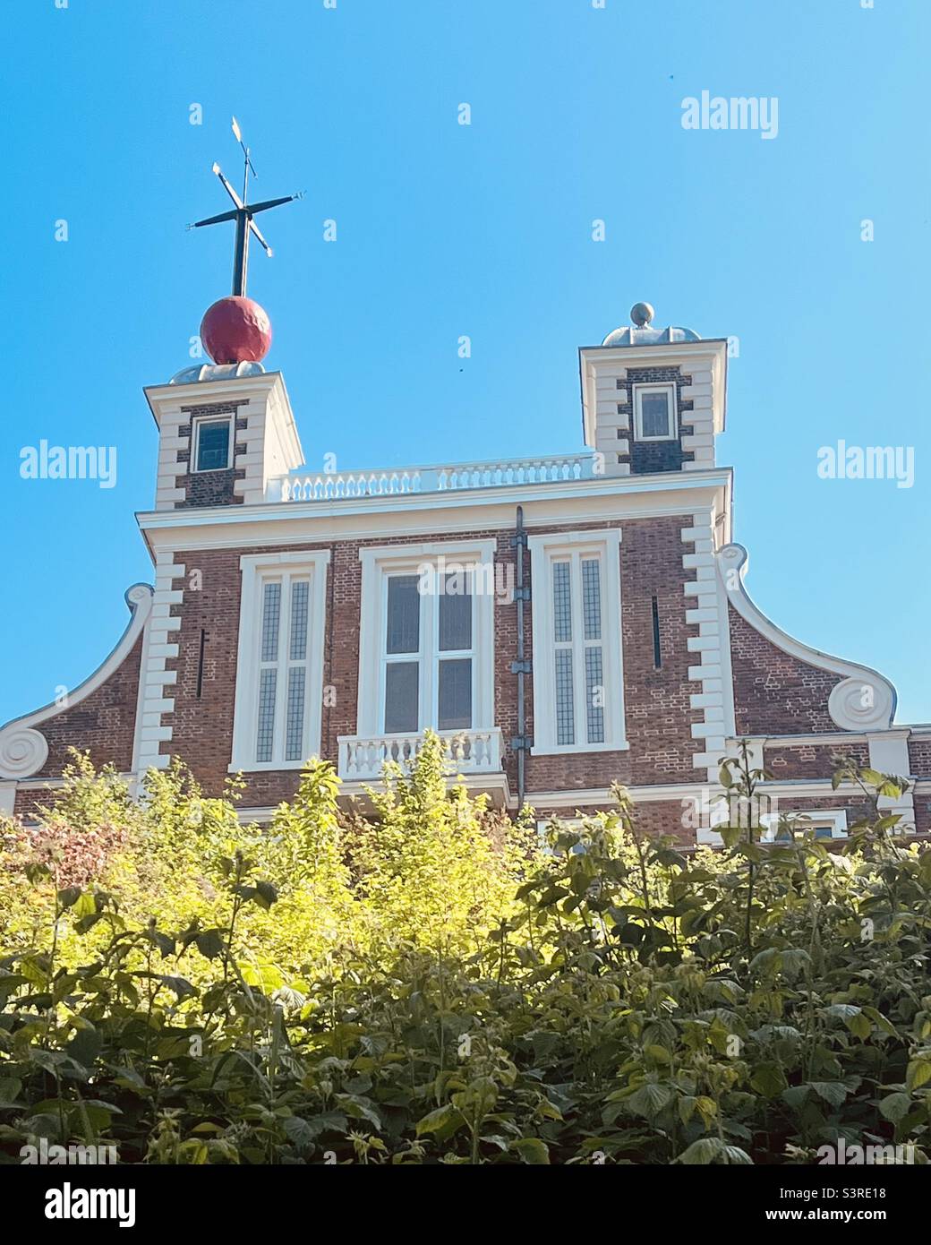Royal Observatory a Greenwich Park, Londra - Immagine stock catturata con smartphone