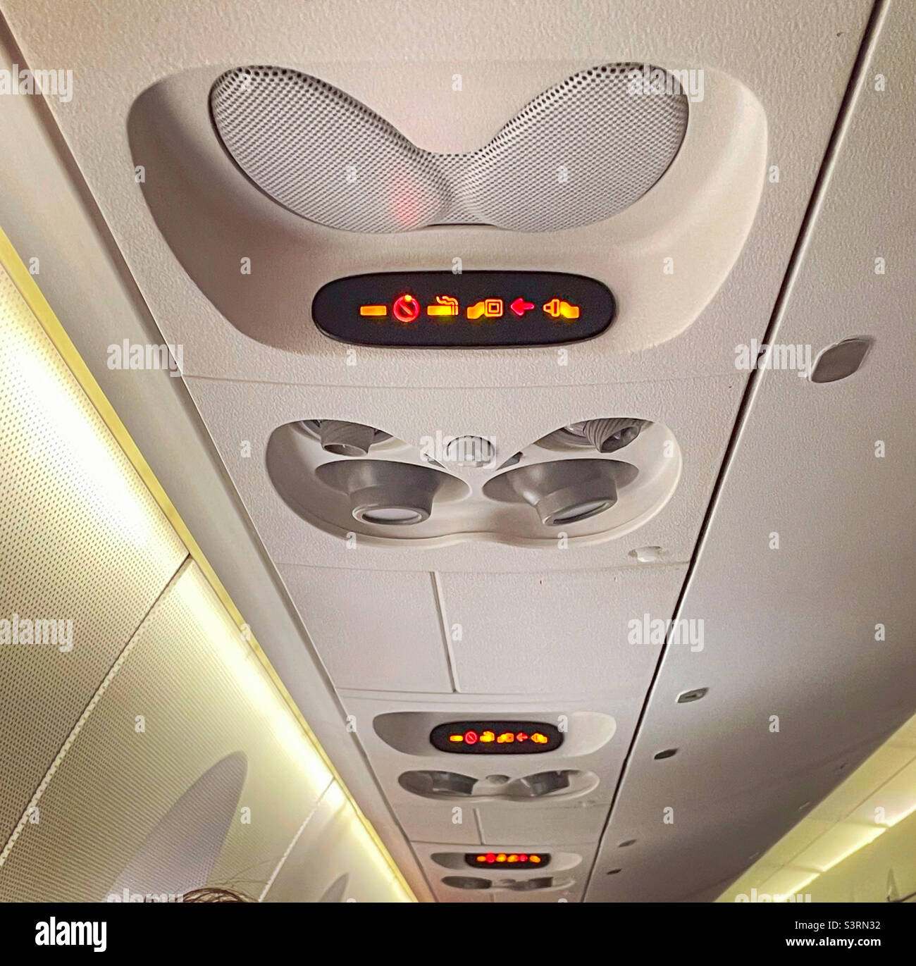 Linea aerea Abstract Interior Art Foto Stock