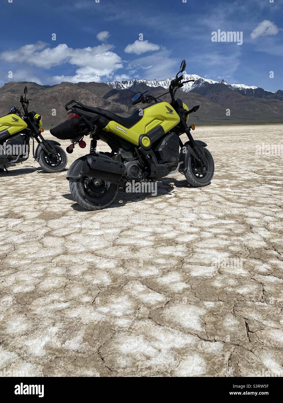 Bellissima escursione sulla playa del deserto di Alvord Foto Stock