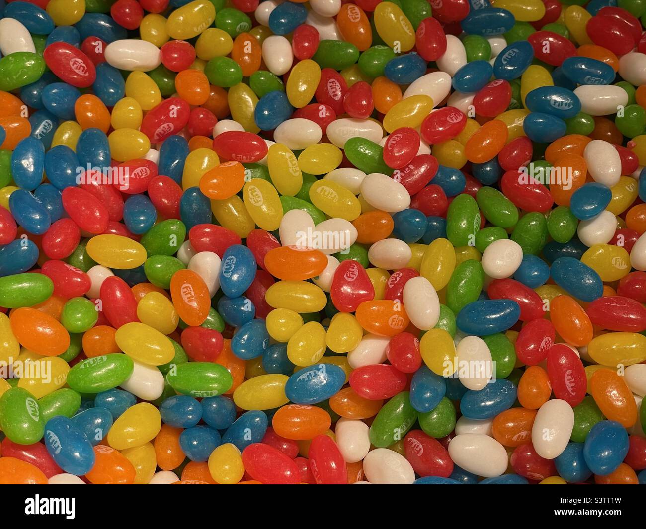 Jellybeans colorati Foto Stock