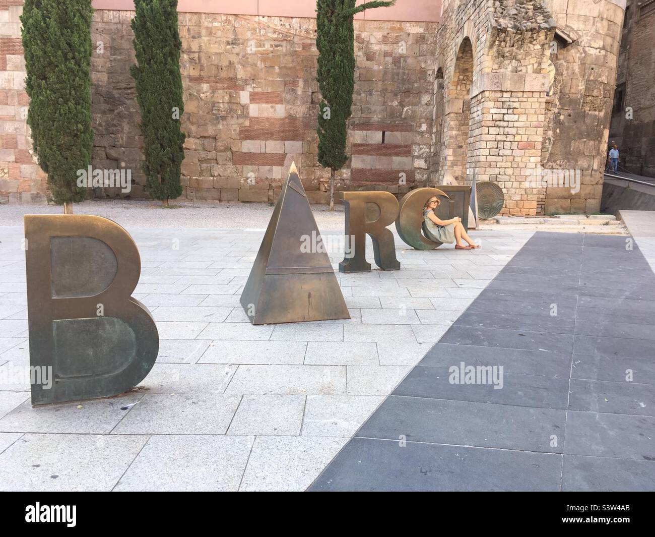 Barcellona Barri Gotic Foto Stock