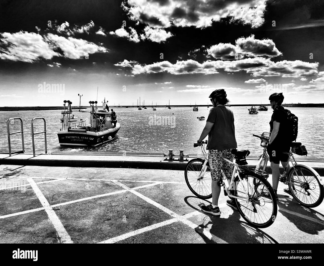 Orford Quay Suffolk Inghilterra - Immagine stock catturata con smartphone