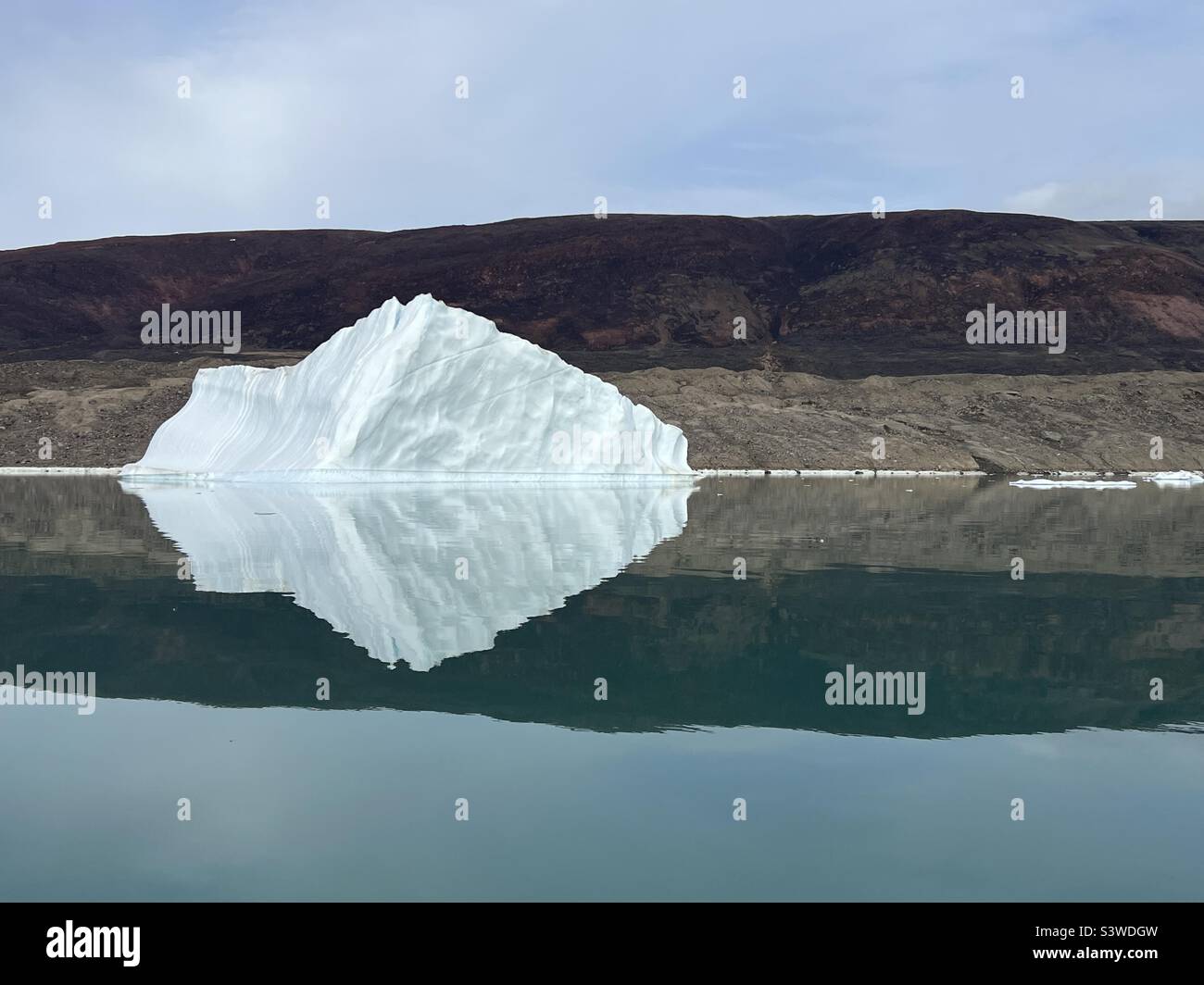 Iceberg groenlandese Foto Stock