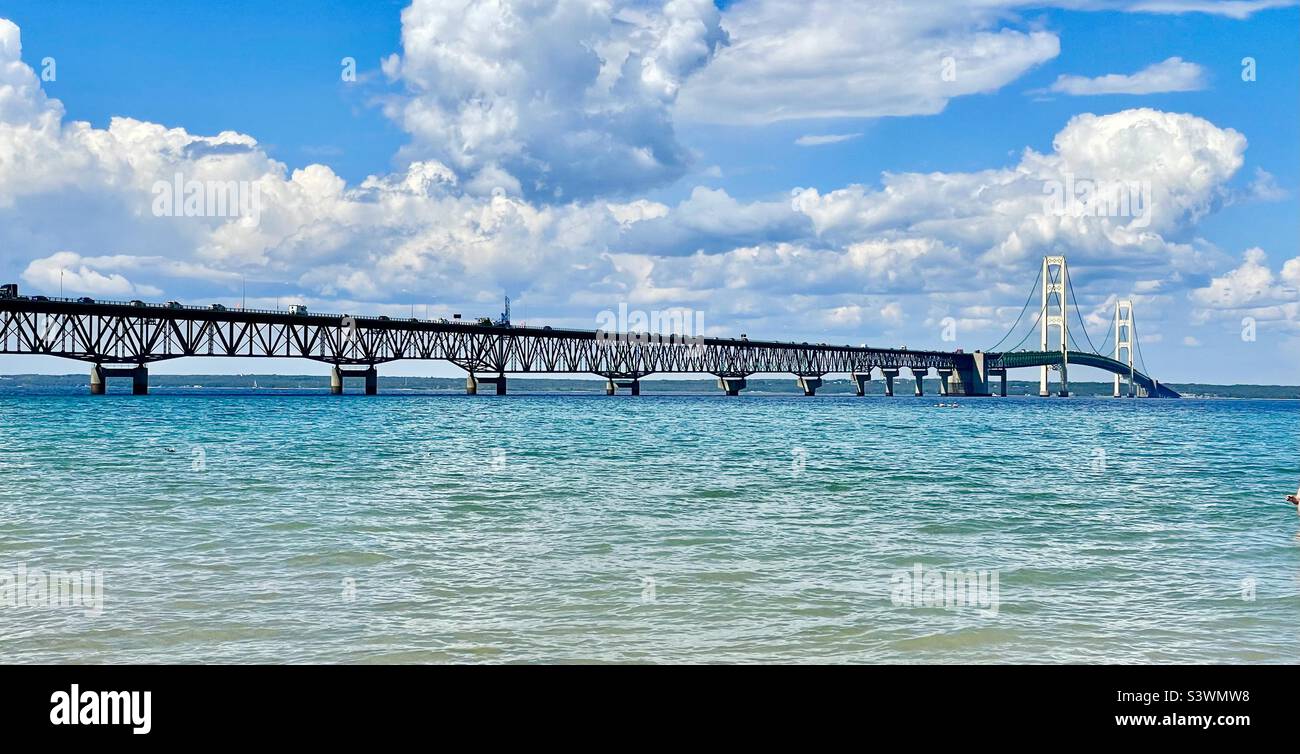 Ponticello di Mackinac Foto Stock