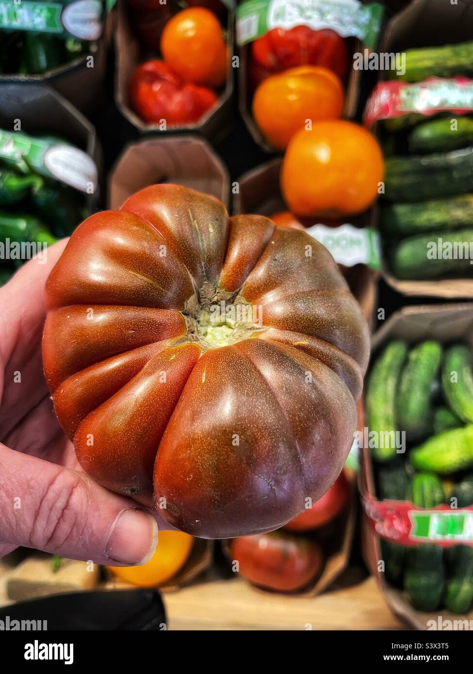 Pomodoro di cimelio. - Immagine stock catturata con smartphone Pomodoro di cimelio. - Immagine stock catturata con smartphone