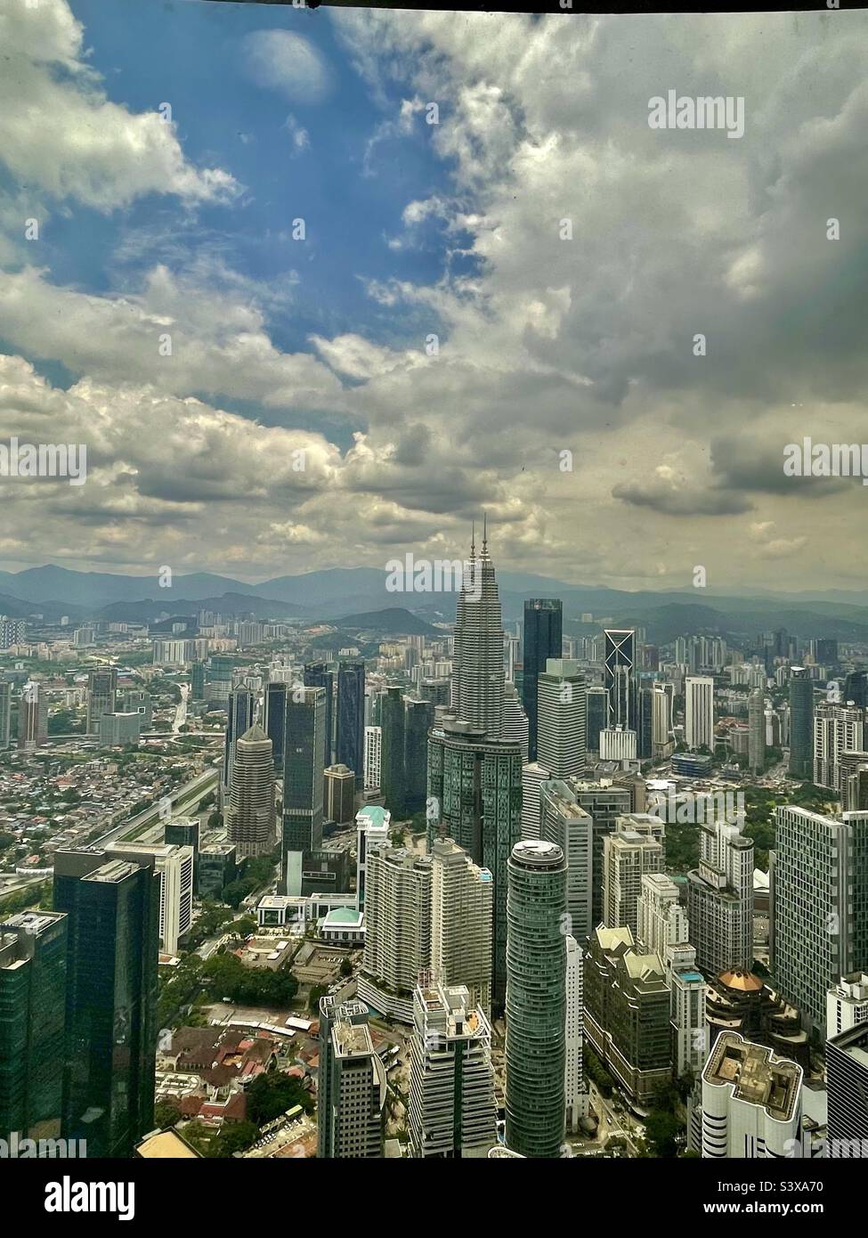 Vista della Torre gemella di Kuala Lumpur! Foto Stock