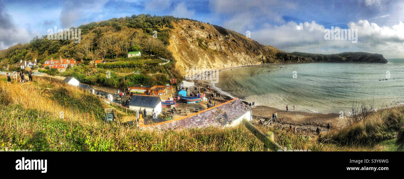 Lulworth Cove, Dorset Regno Unito Foto Stock